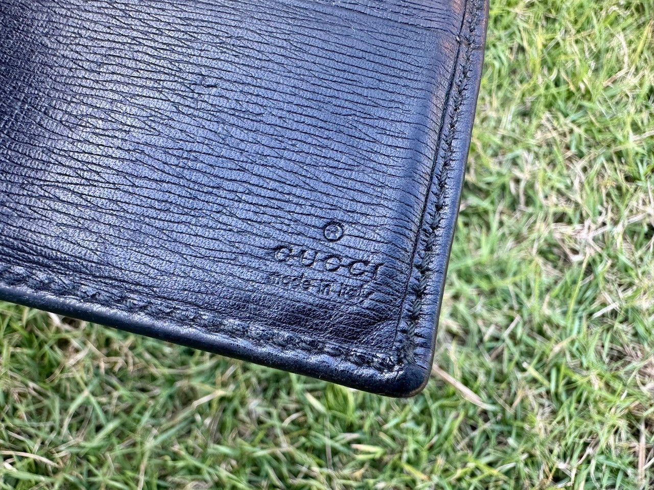 Gucci Authentic Gucci Interlocking G Logo Leather Bi-Fold Wallet Size ONE SIZE - 4 Thumbnail