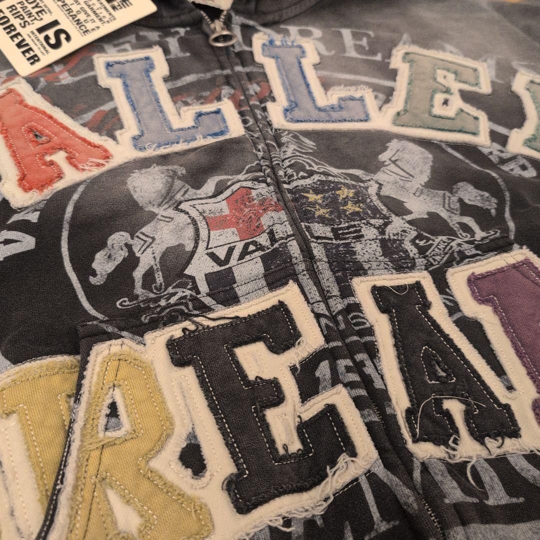 Vale VALE FOREVER “BLASTED ZIP UP” Hoodie – XL (New with Tags) Size US XL / EU 56 / 4 - 7 Thumbnail