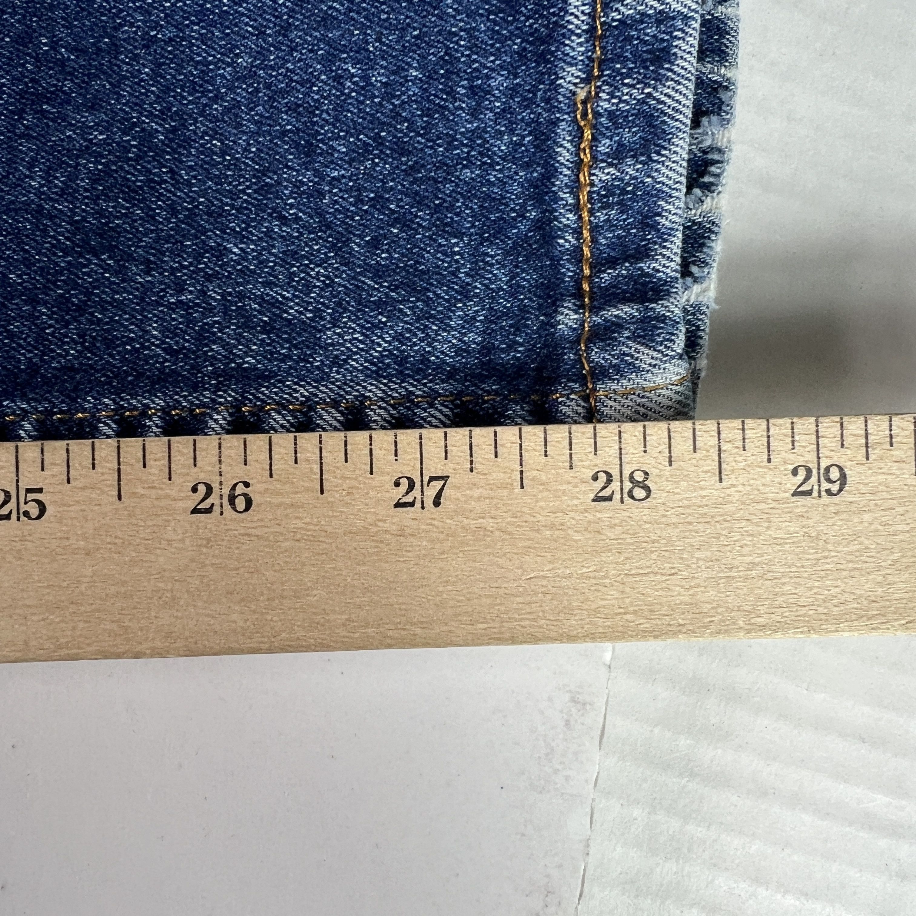 Levi's VTG 90s Levi's Jeans 550 Relaxed Tapered Blue Stretch Denim Size 30" / US 8 / IT 44 - 19 Thumbnail