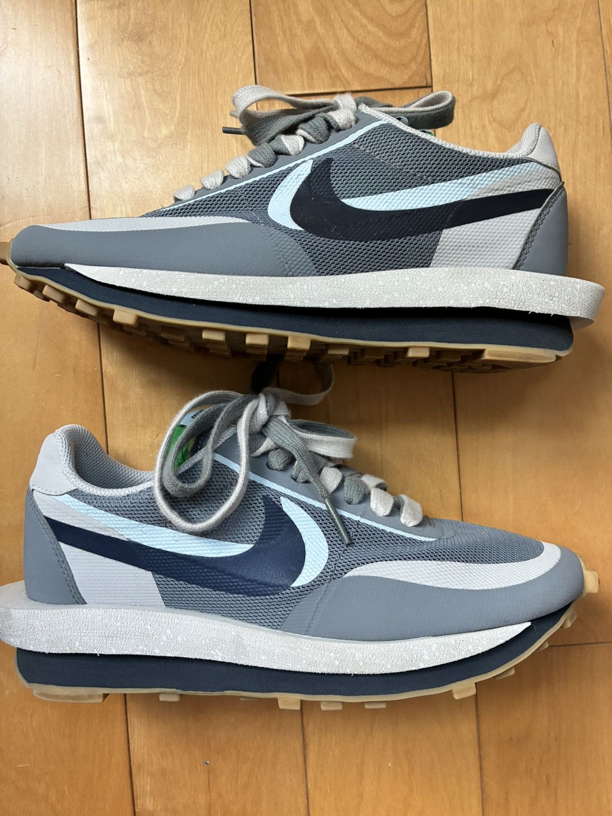 Nike × Sacai Nike Mens LDWaffle 001 Sacai x Clot - Cool Grey Size US 6 / EU 39 - 3 Thumbnail