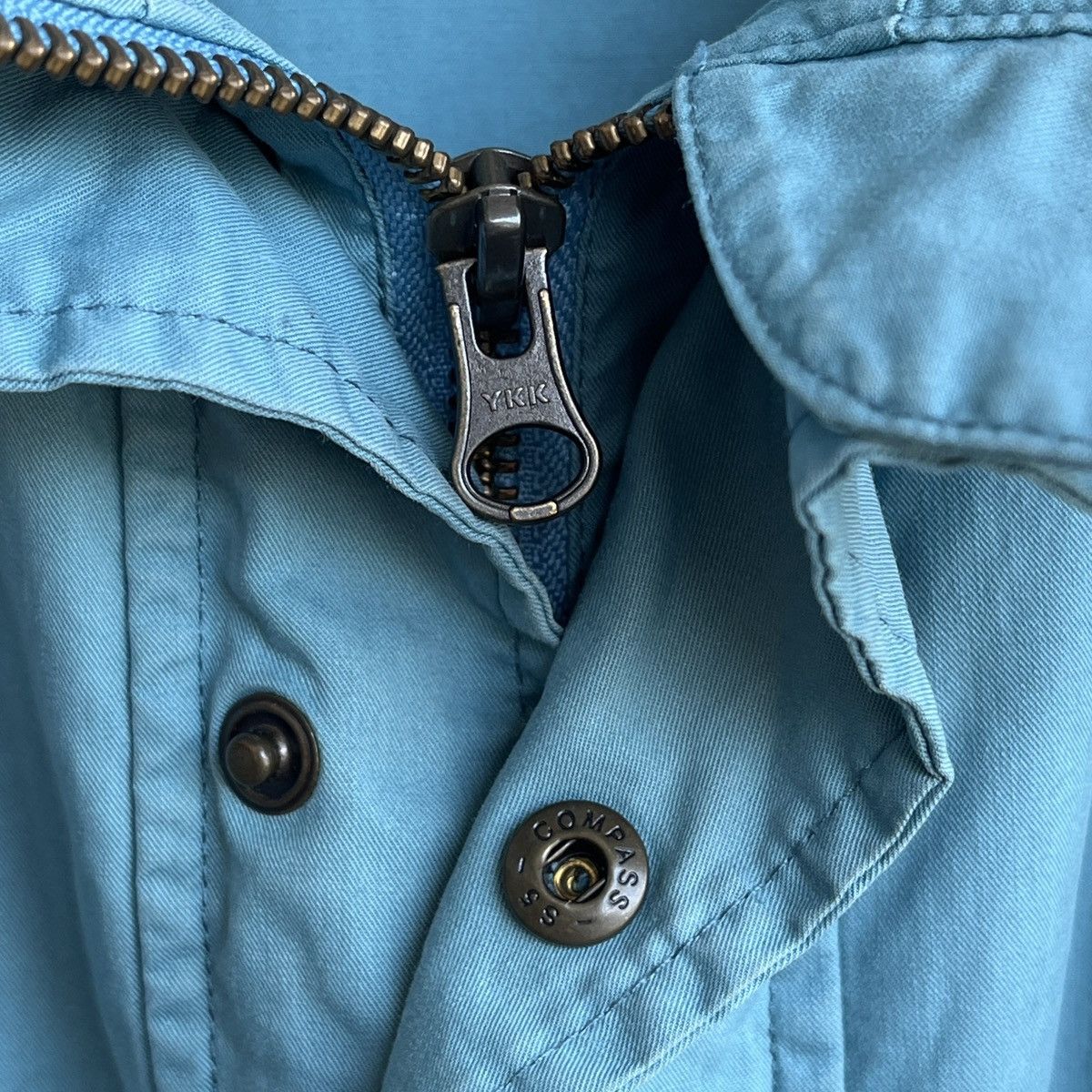 Ne-Net SOFT BLUE ISSEY MIYAKE NE-NET LIGHT HOODIE JACKET Size US L / EU 52-54 / 3 - 12 Thumbnail
