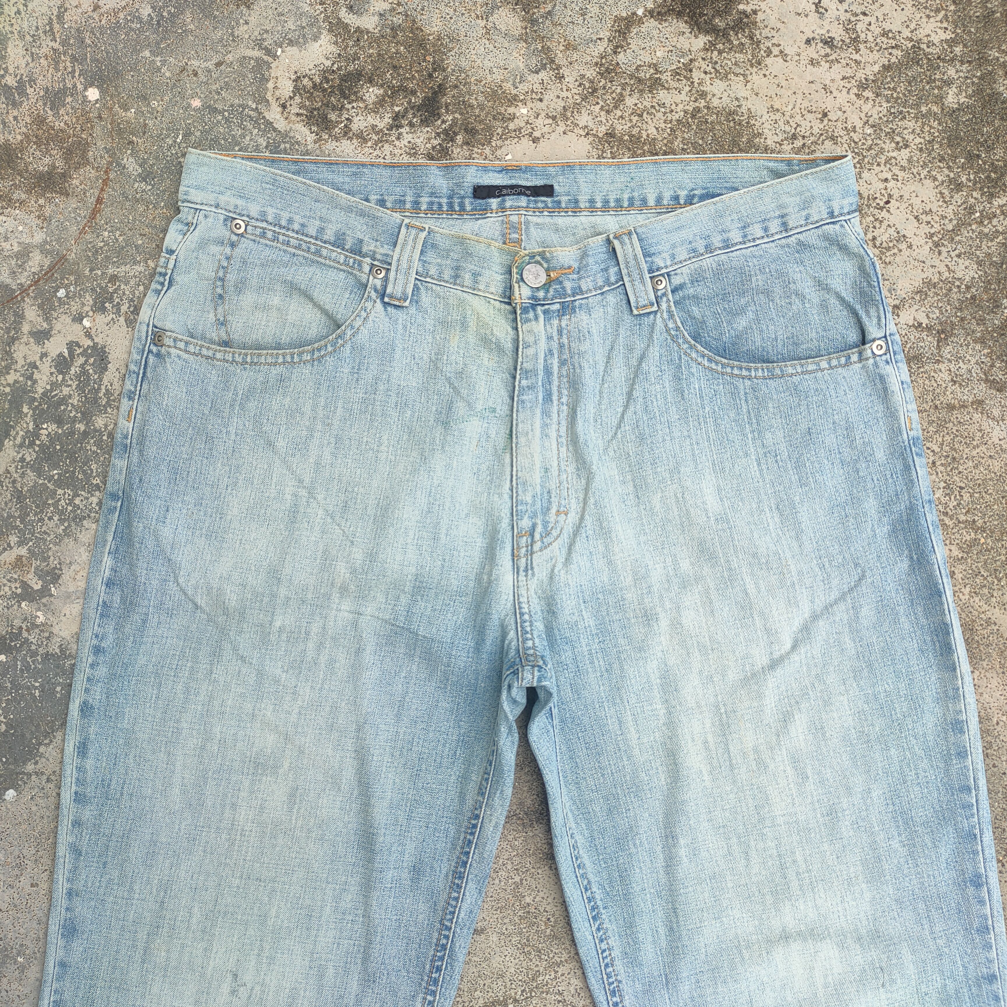 Black Label × Jean × Liz Claiborne VINTAGE CLAIBORNE FADED JEANS DENIM PANTS Size US 36 / EU 52 - 2 Thumbnail