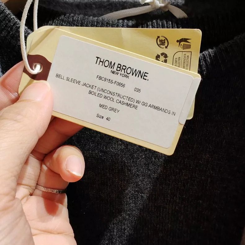 Thom Browne Thom Browne Turn up the woolen coat Size S / US 4 / IT 40 - 5 Thumbnail