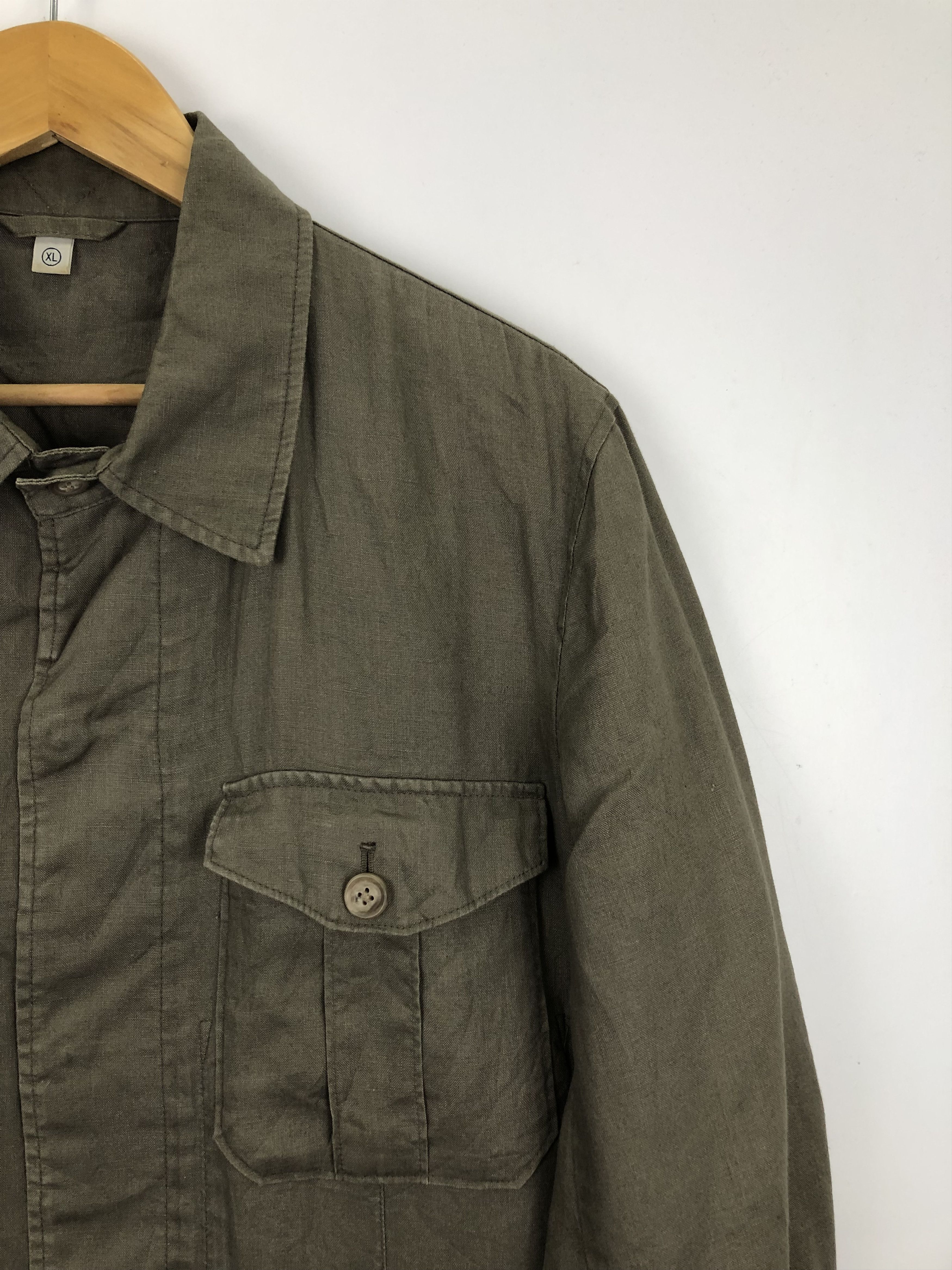 Japanese Brand Japanese Brand Uniqlo Denim Parka Multipocket Jacket J0731 Size US XL / EU 56 / 4 - 6 Thumbnail