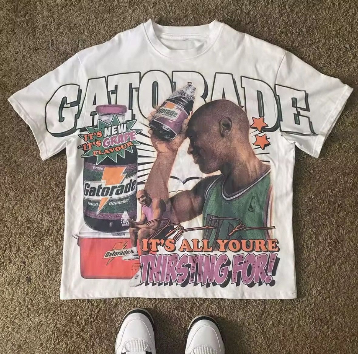 Other Men's Y2K T-Shirt Basketball Graphic Street Summer Y2K Size US M / EU 48-50 / 2 - 1 Thumbnail