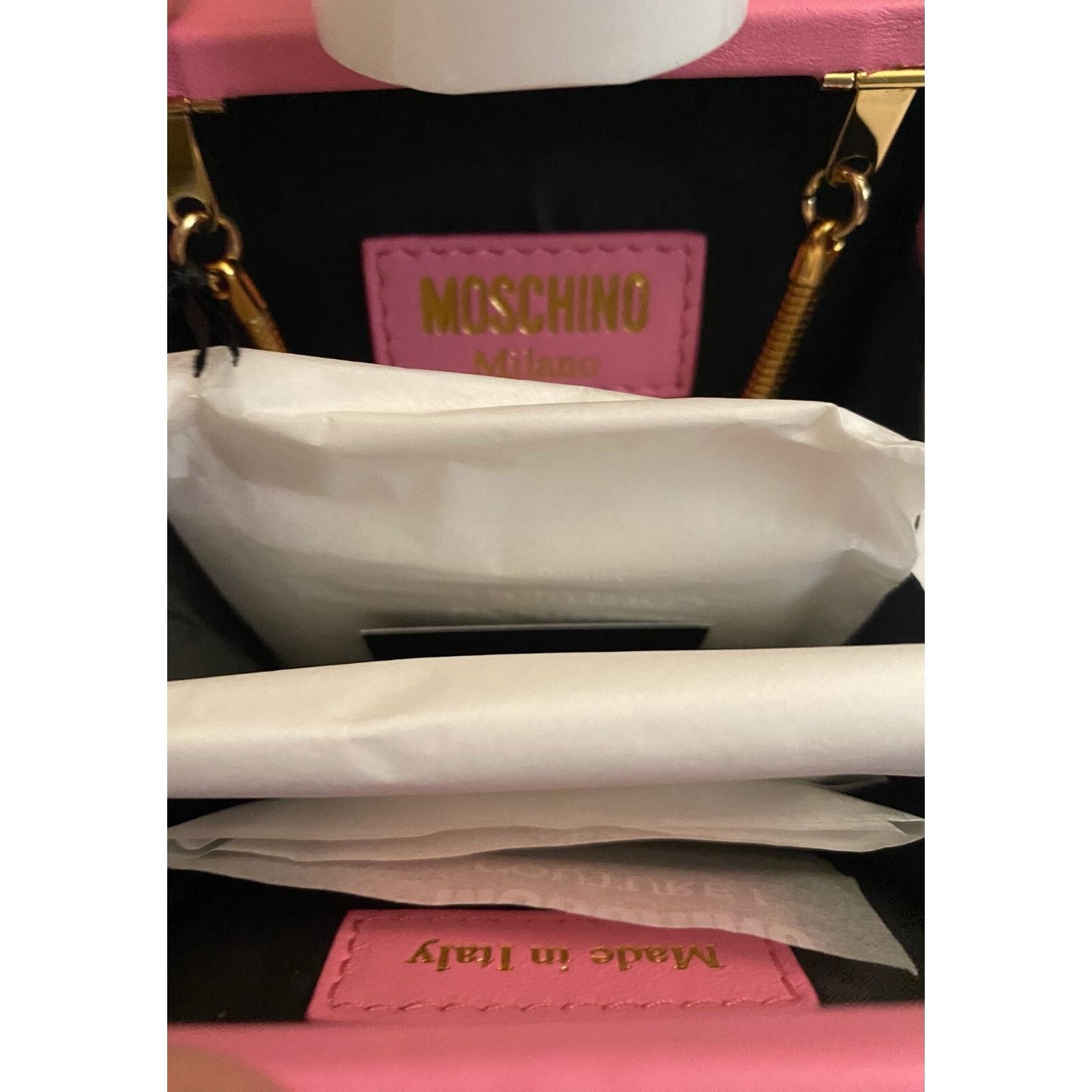 Moschino SS23 MOSCHINO Tropical Tan Clutch Pink Padded Sunscreen30SPF Size ONE SIZE - 13 Thumbnail