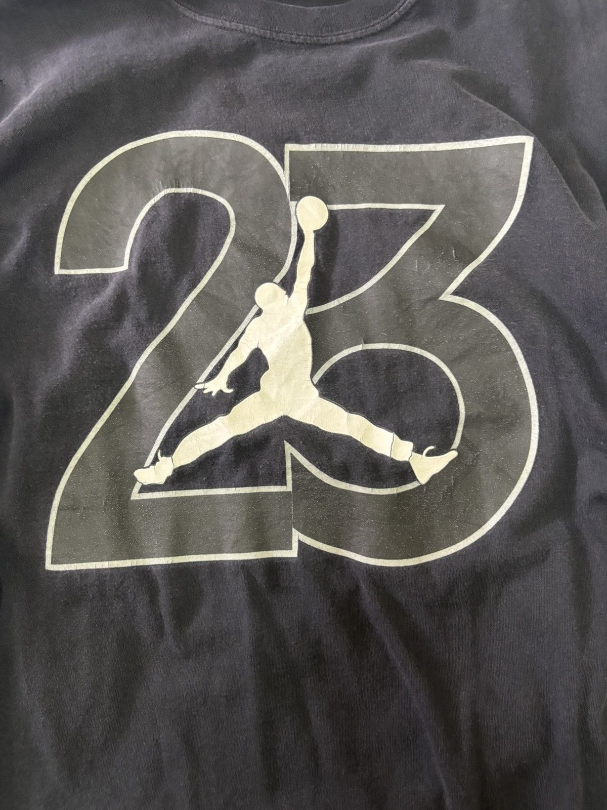 Jordan Brand × Nike × Vintage VTG NIKE x JORDAN LONG-SLEEVE Size US XL / EU 56 / 4 - 3 Thumbnail