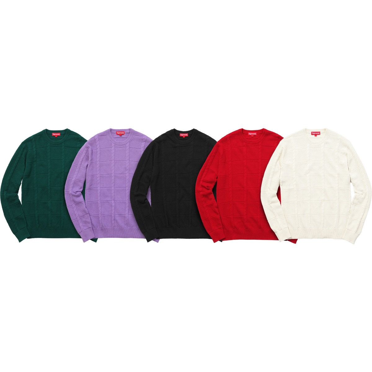 Supreme Supreme Jacquard Sweater - Medium, Green Size US M / EU 48-50 / 2 - 5 Thumbnail
