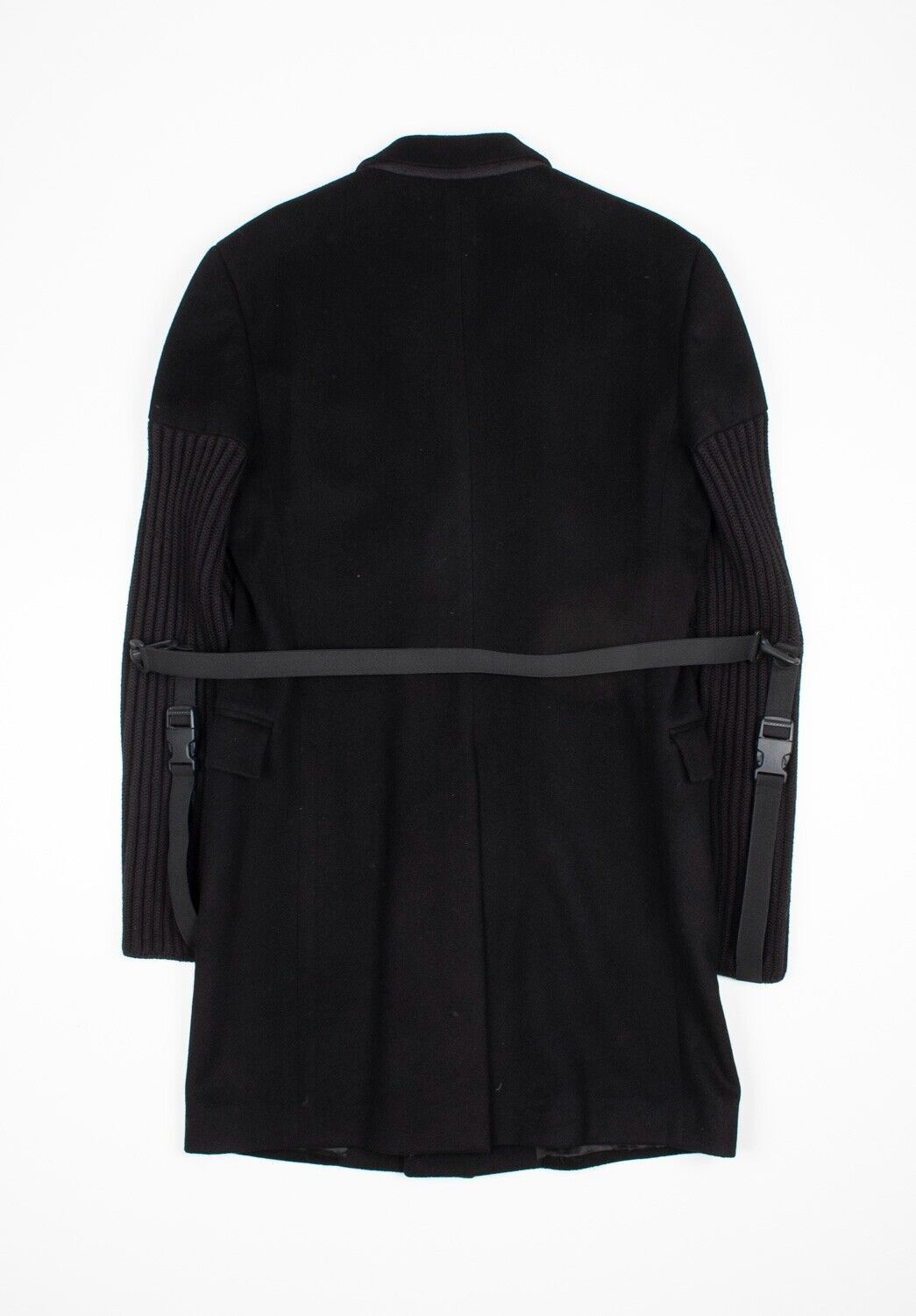Helmut Lang Helmut Lang Cashmere coat bondage knit sleeves overcoat Size US M / EU 48-50 / 2 - 1 Thumbnail