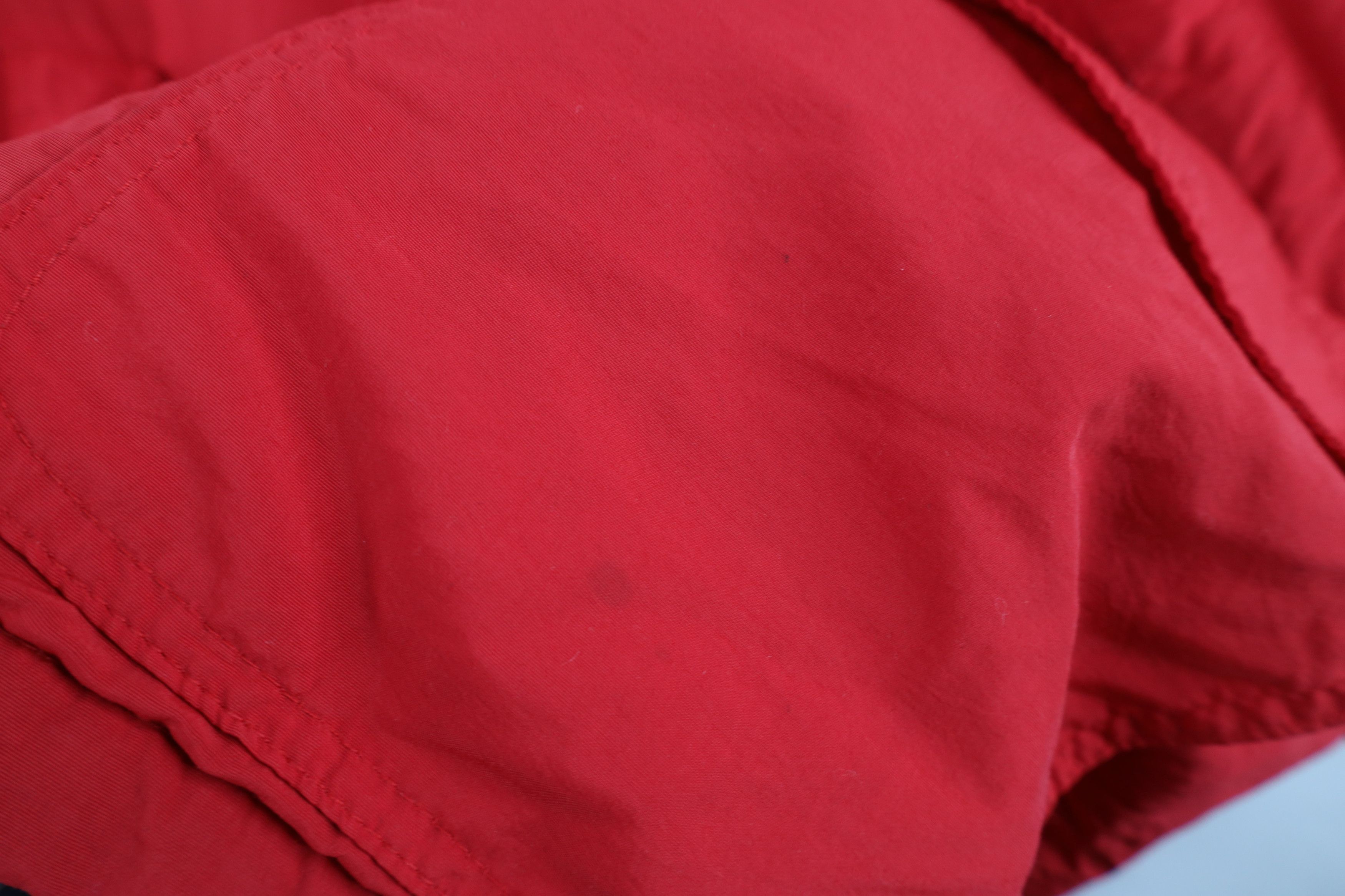 J.Crew Vintage 90s J Crew Lined Chore Barn Parka Jacket Red USA Size US L / EU 52-54 / 3 - 9 Thumbnail