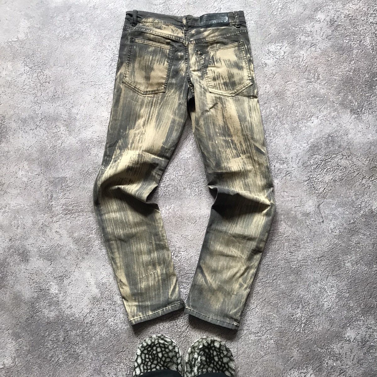 Vintage Vintage Y2K Baggy Distressed Flared Jeans Grunge Skate 31 Size US 31 - 4 Thumbnail