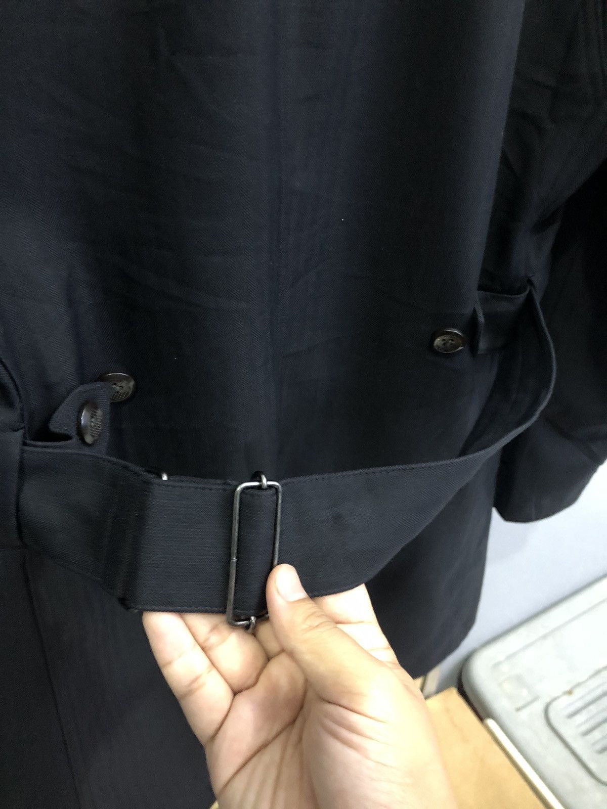 Japanese Brand Japanese Herringbone Convertible Stand Collar Coat Size US S / EU 44-46 / 1 - 14 Thumbnail