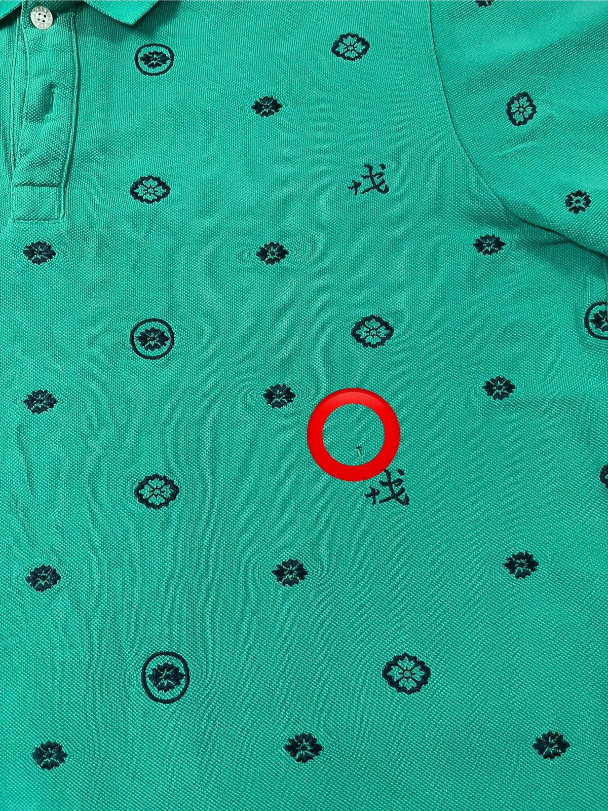Evisu Evisu Embroidered All-Over Polo Shirt Size L / US 10 / IT 46 - 5 Thumbnail