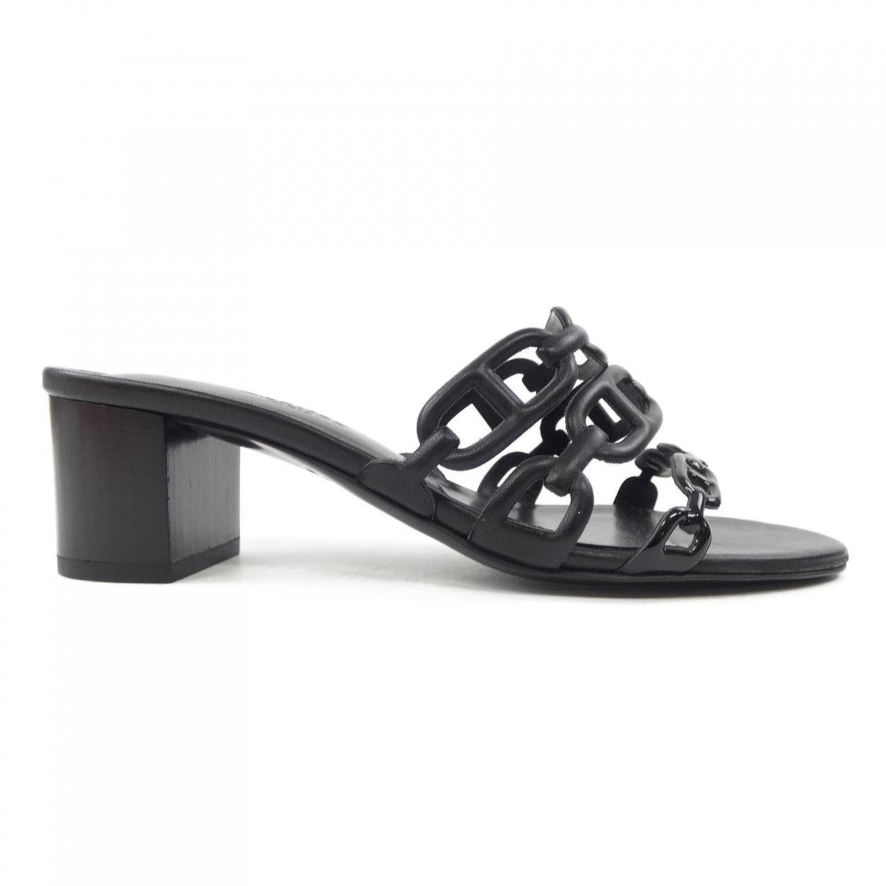 Hermes Hermes Hermes Tandem Chaine dAncre Leather Sandals Leather Shoes DUTY FREE for USA Size ONE SIZE - 1 Thumbnail