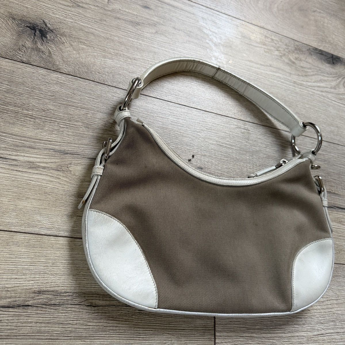 Prada Prada bag big logo jacquard canvas Size ONE SIZE - 8 Thumbnail