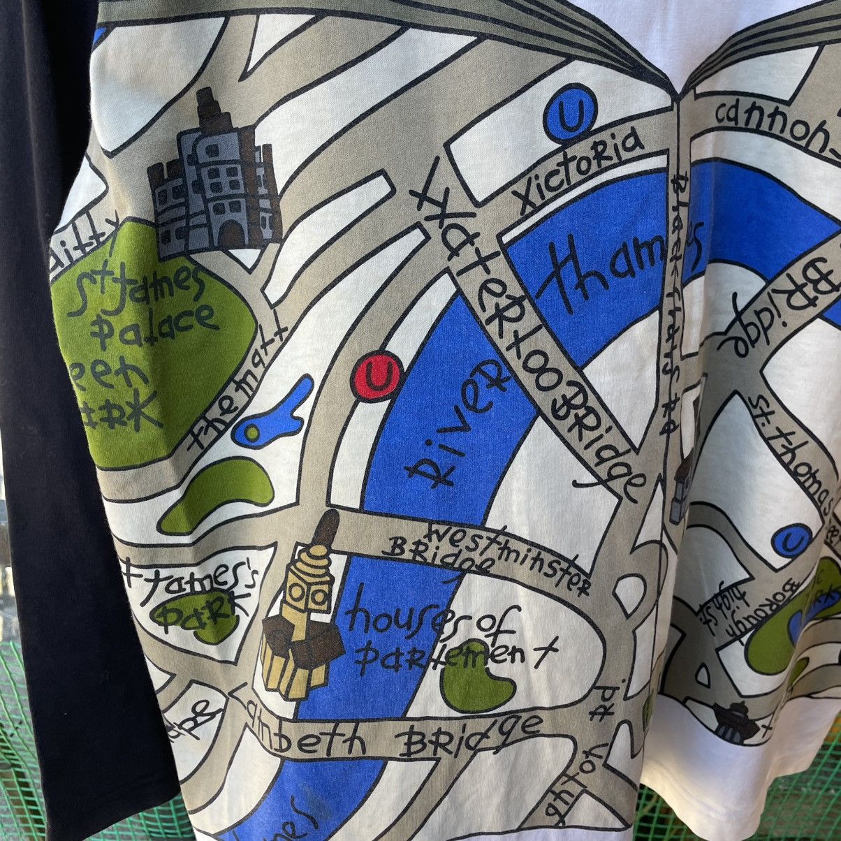 Jean Charles De Castelbajac × Vintage 🔥Jean Charles De Castelbajac Map In London Art Graphics Tee Size US L / EU 52-54 / 3 - 3 Thumbnail