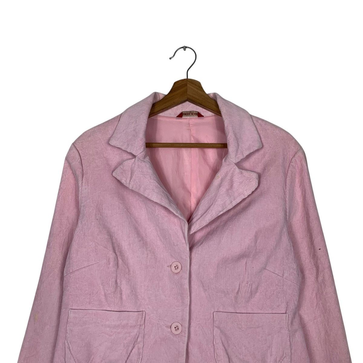 Guess GUESS JEANS Pink Corduroy Crop Jacket #2158-C95 Size XL / US 12-14 / IT 48-50 - 2 Thumbnail