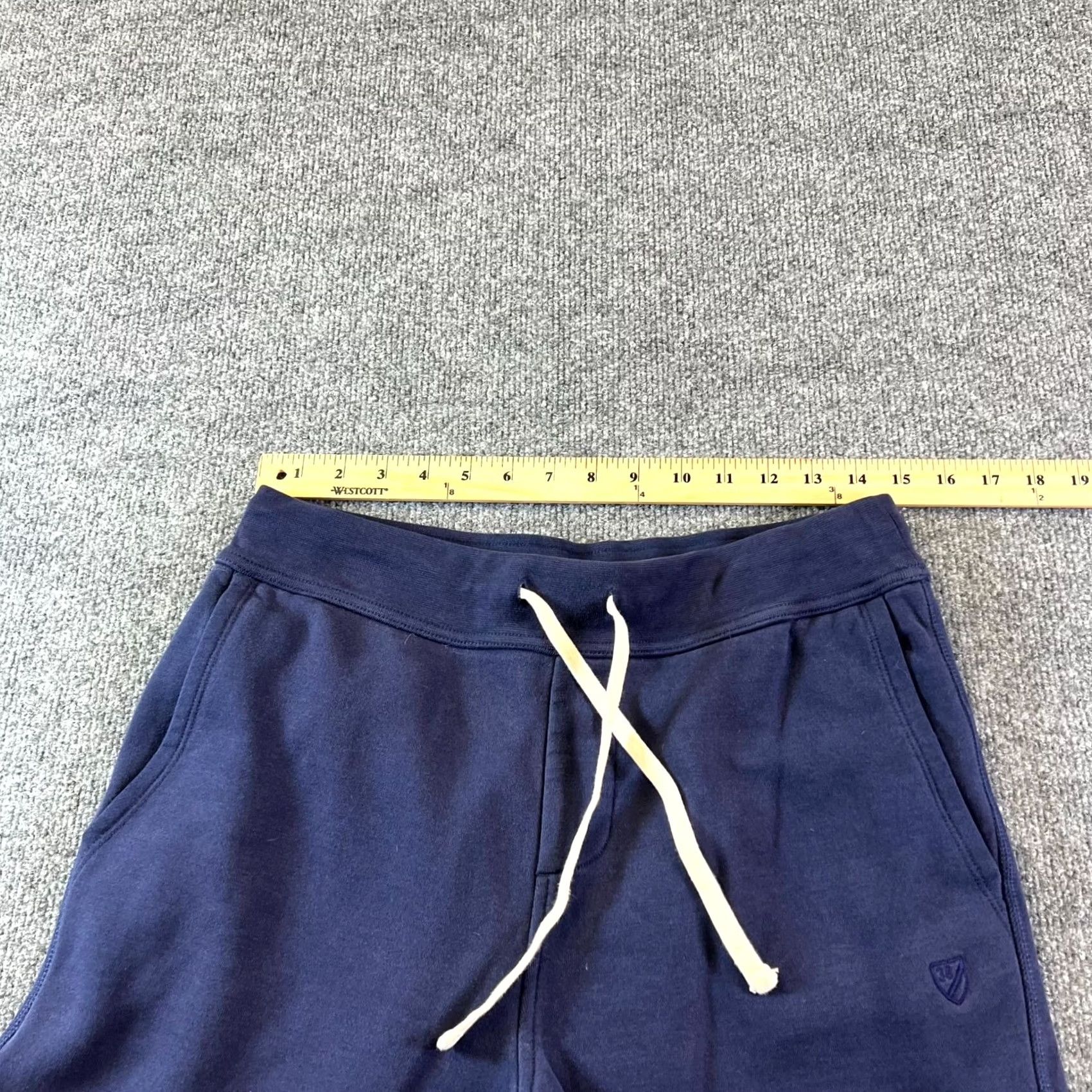 Cremieux Cremieux Sweatpants Mens Small Navy Blue Cotton Straight Leg Drawstring Size US 29 - 3 Thumbnail