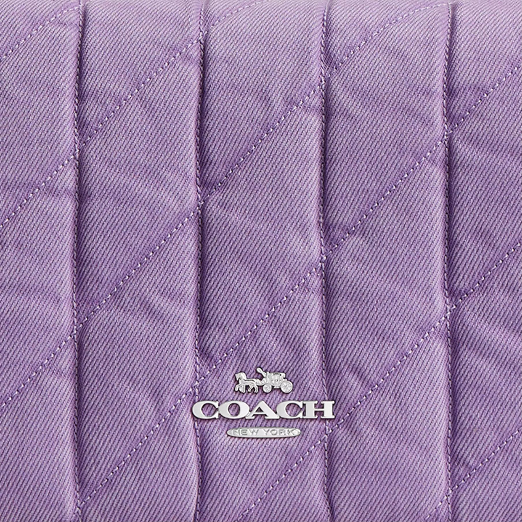 Coach Quinn Bag Silver/Iris CBR15 Size ONE SIZE - 10 Thumbnail