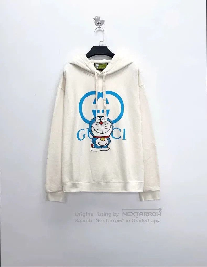 Gucci Gucci x Doraemon Embroidered Hoodie. Size US XL / EU 56 / 4 - 1 Thumbnail