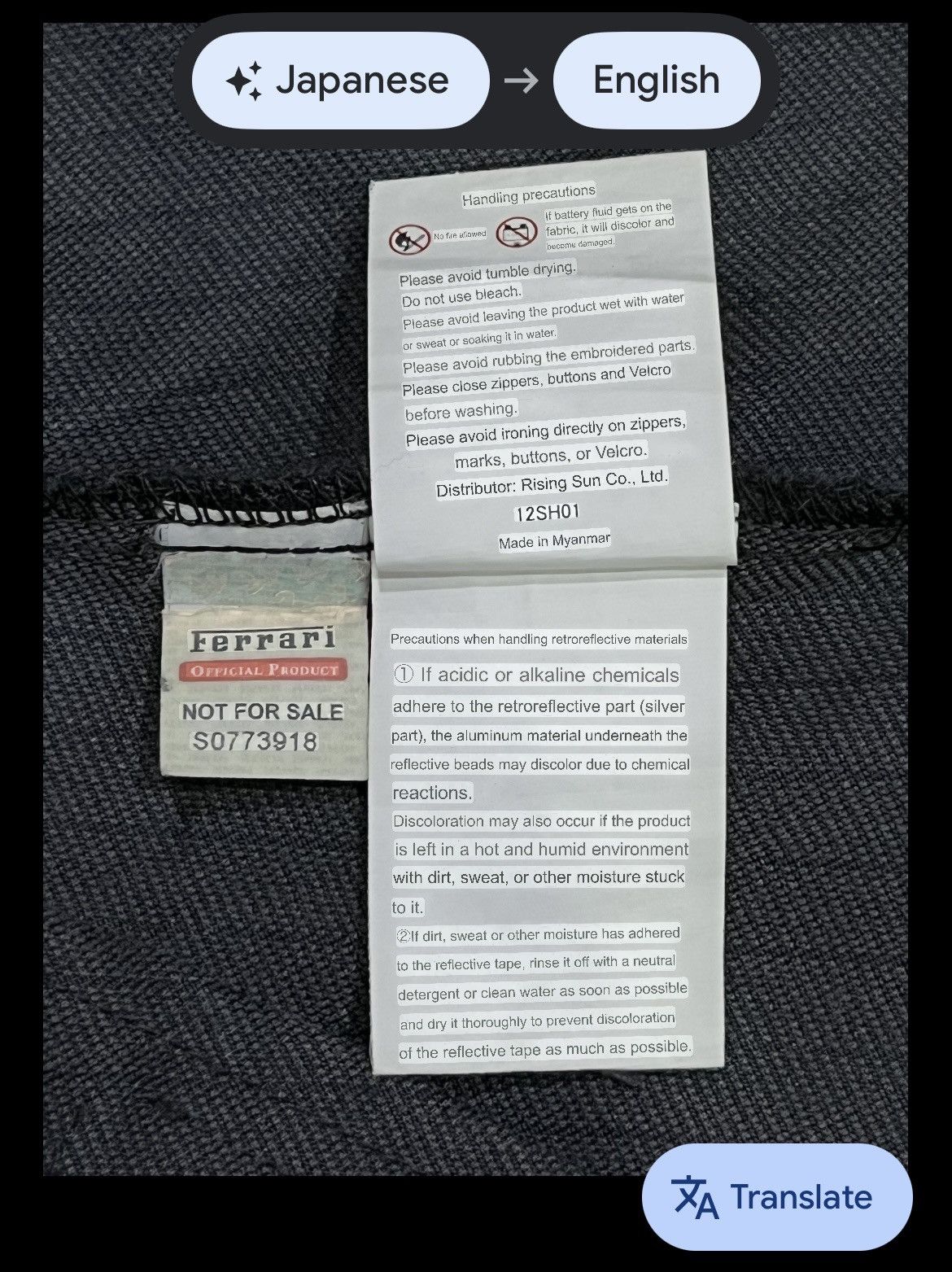 Ferrari Ferrari x Shell Scuderia Team Jacket "Not for Sale" Techwear Size US M / EU 48-50 / 2 - 13 Thumbnail