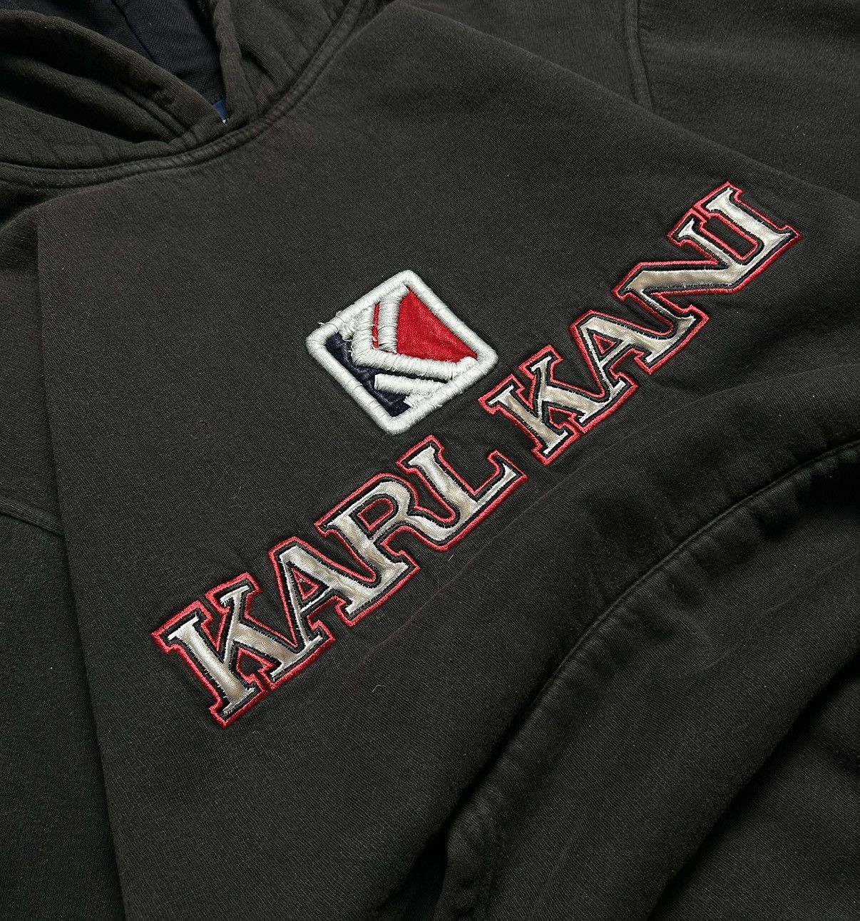 Karl Kani Vintage 90s Karl Kani 2Pac Style Distressed Hip Hop Hoodie Size US XL / EU 56 / 4 - 11 Thumbnail