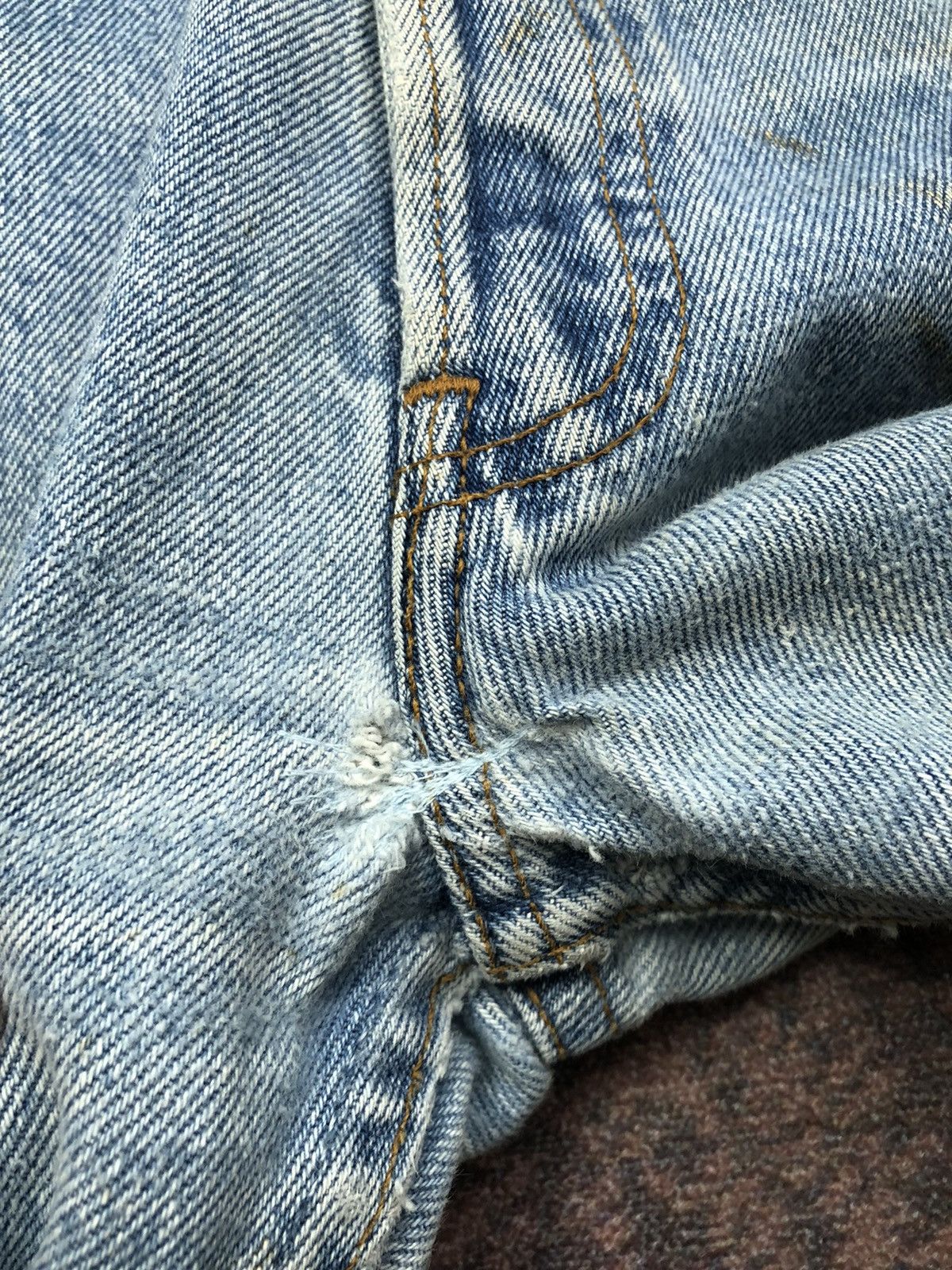 Levi's Vintage Levi's 501 Ripped/Distressed Baggy Jeans Size US 34 / EU 50 - 8 Thumbnail
