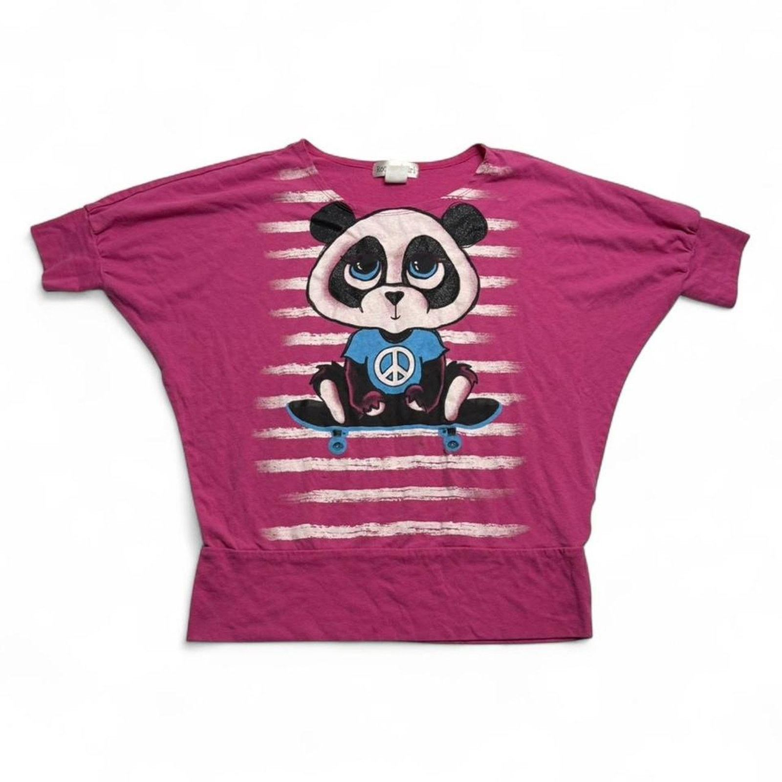 Other RockerGirl Y2K Twee Early 2000s Panda peace sign size small Size S / US 4 / IT 40 - 5 Thumbnail
