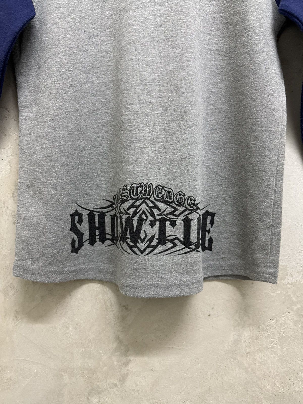 If Six Was Nine Limmat Seditionaries Poem Cyber Gothic Cropped LS T Shirt Size XS / US 0-2 / IT 36-38 - 4 Thumbnail