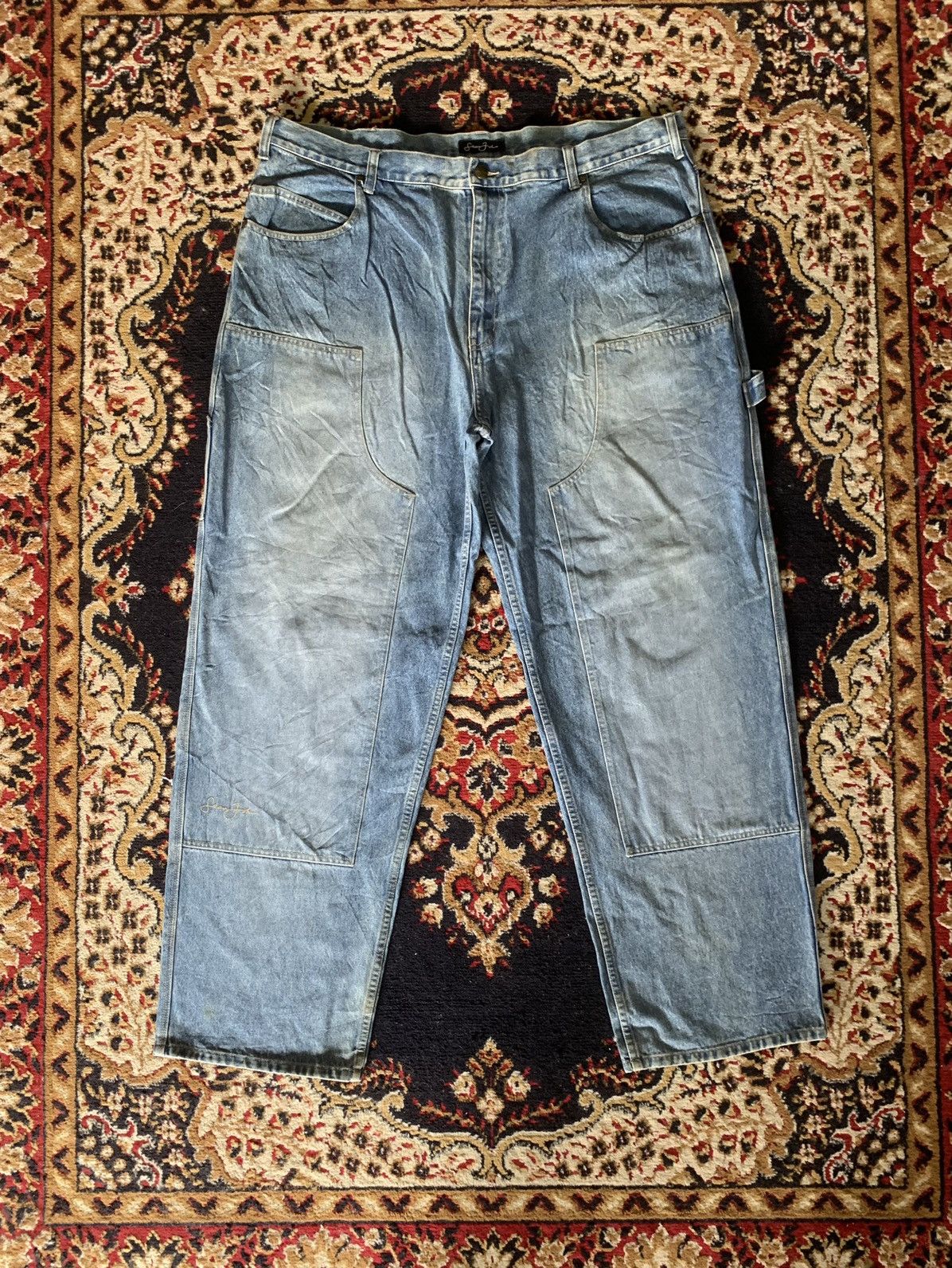 JNCO × Sean John Vintage SEAN JOHN Carpenter Double Knee Baggy Denim Size US 42 / EU 58 - 1 Thumbnail