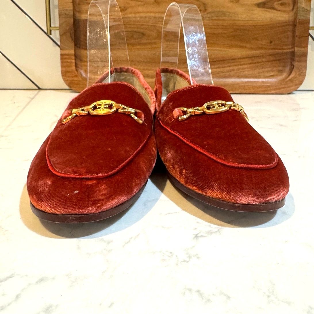 Sam Edelman Sam Edelman Loraine bit loafers velvet Canyon Orange sz 6.5 Size US 6.5 / IT 36.5 - 5 Thumbnail