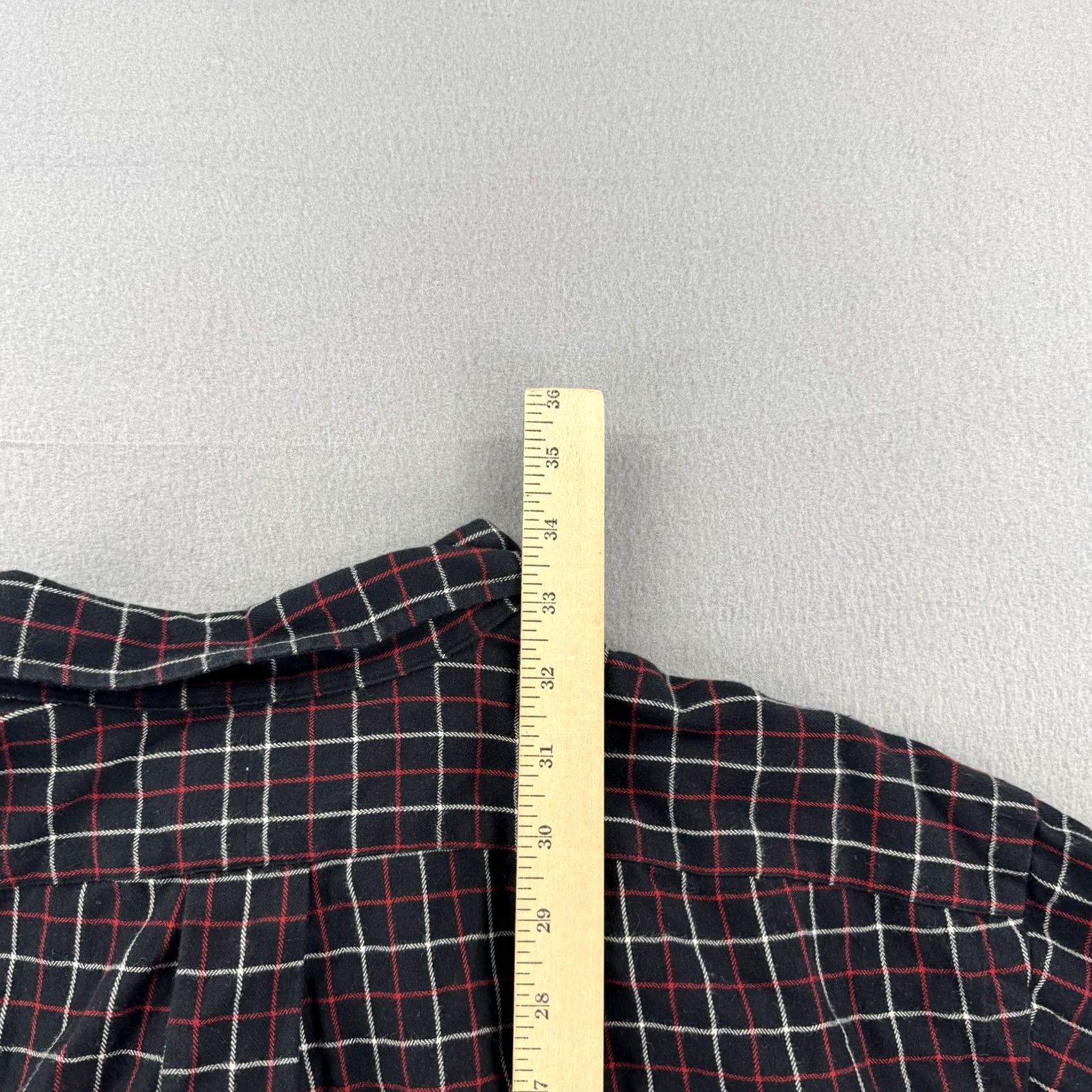Polo Ralph Lauren Polo Ralph Lauren Shirt Mens 2XL Black Red Plaid Flannel Button Up Pocket Casual Size US XXL / EU 58 / 5 - 6 Thumbnail