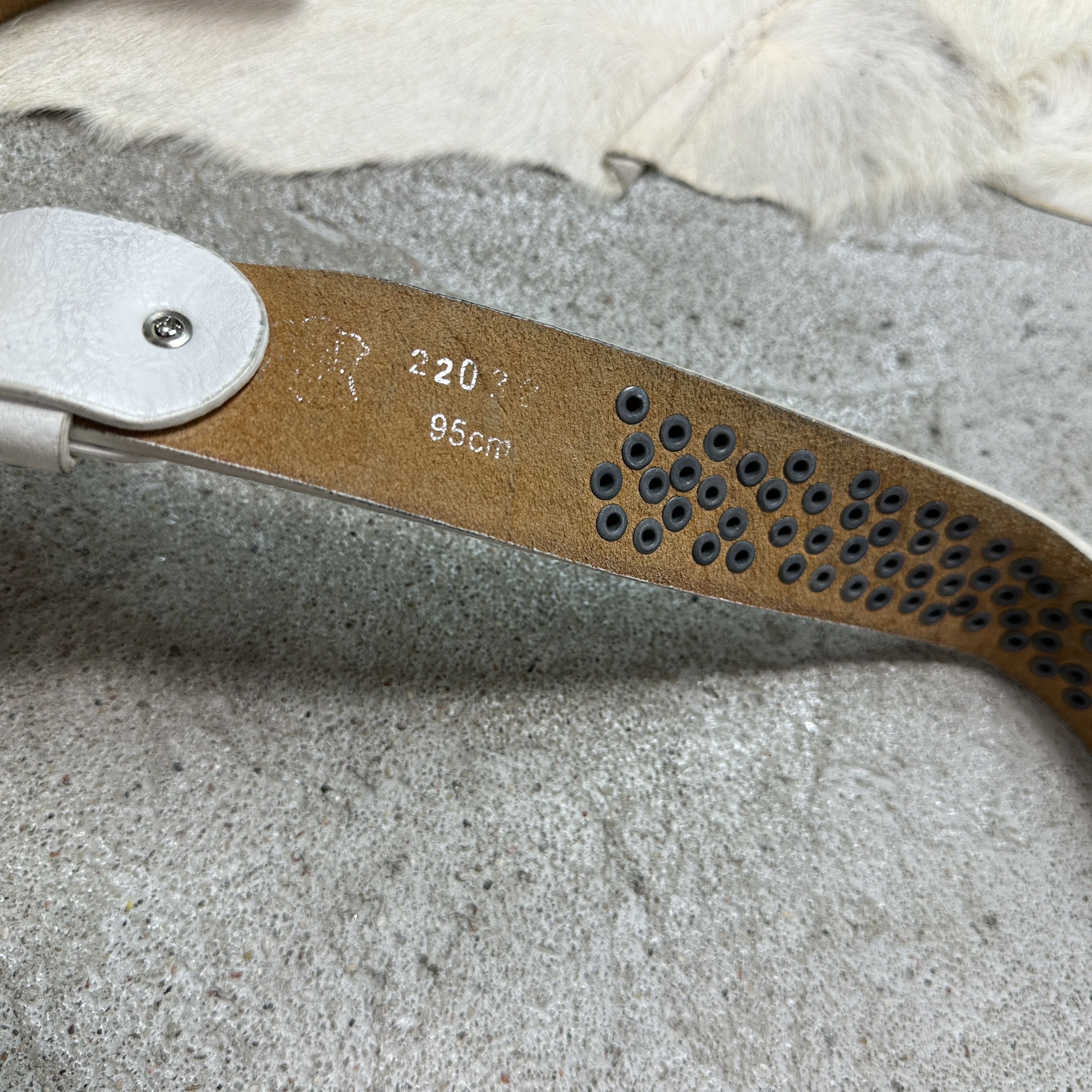 Vintage Vintage Avant Garde Grunge Studded Belt 00s Size ONE SIZE - 3 Thumbnail