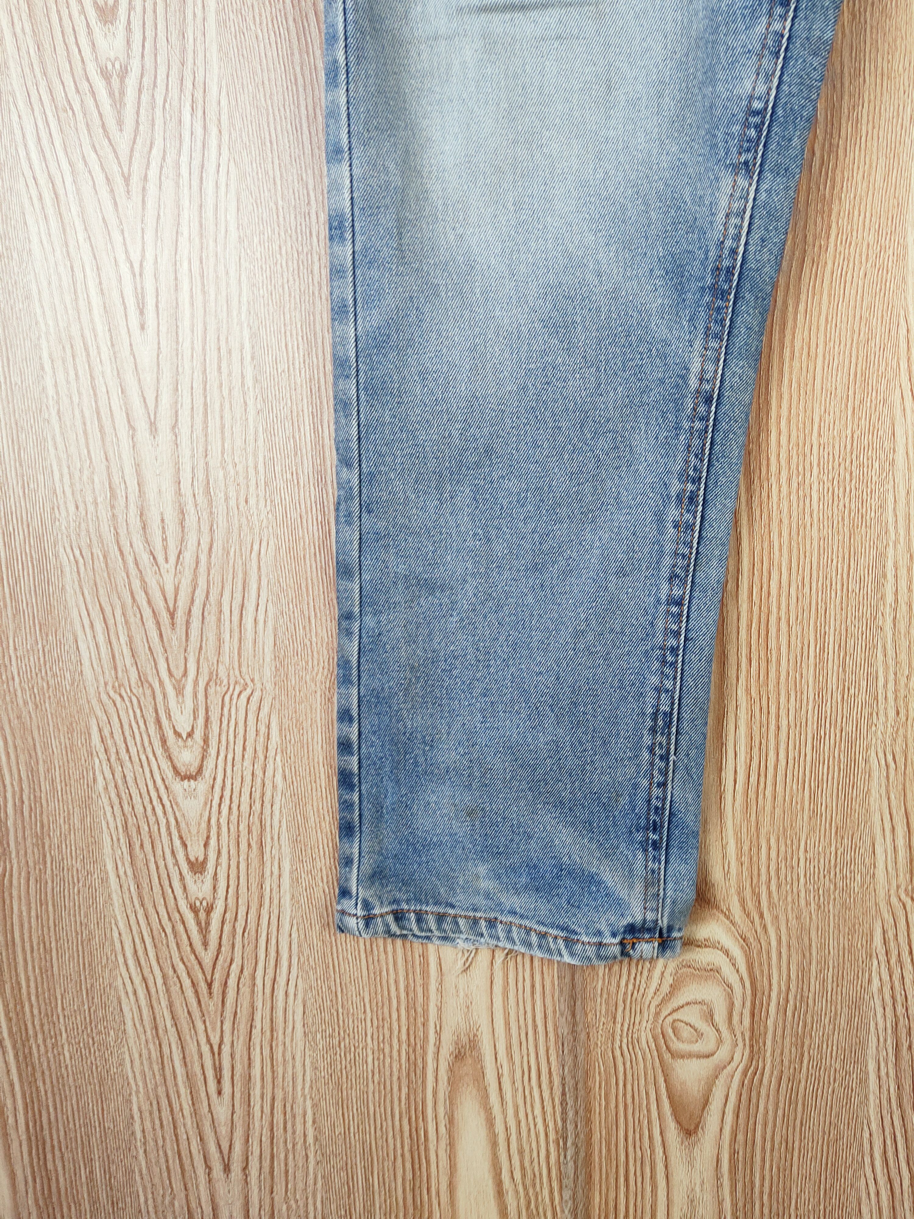Japanese Brand Japanese Brand Blue Faded Distressed Ripped Jeans #W948 Size US 34 / EU 50 - 4 Thumbnail