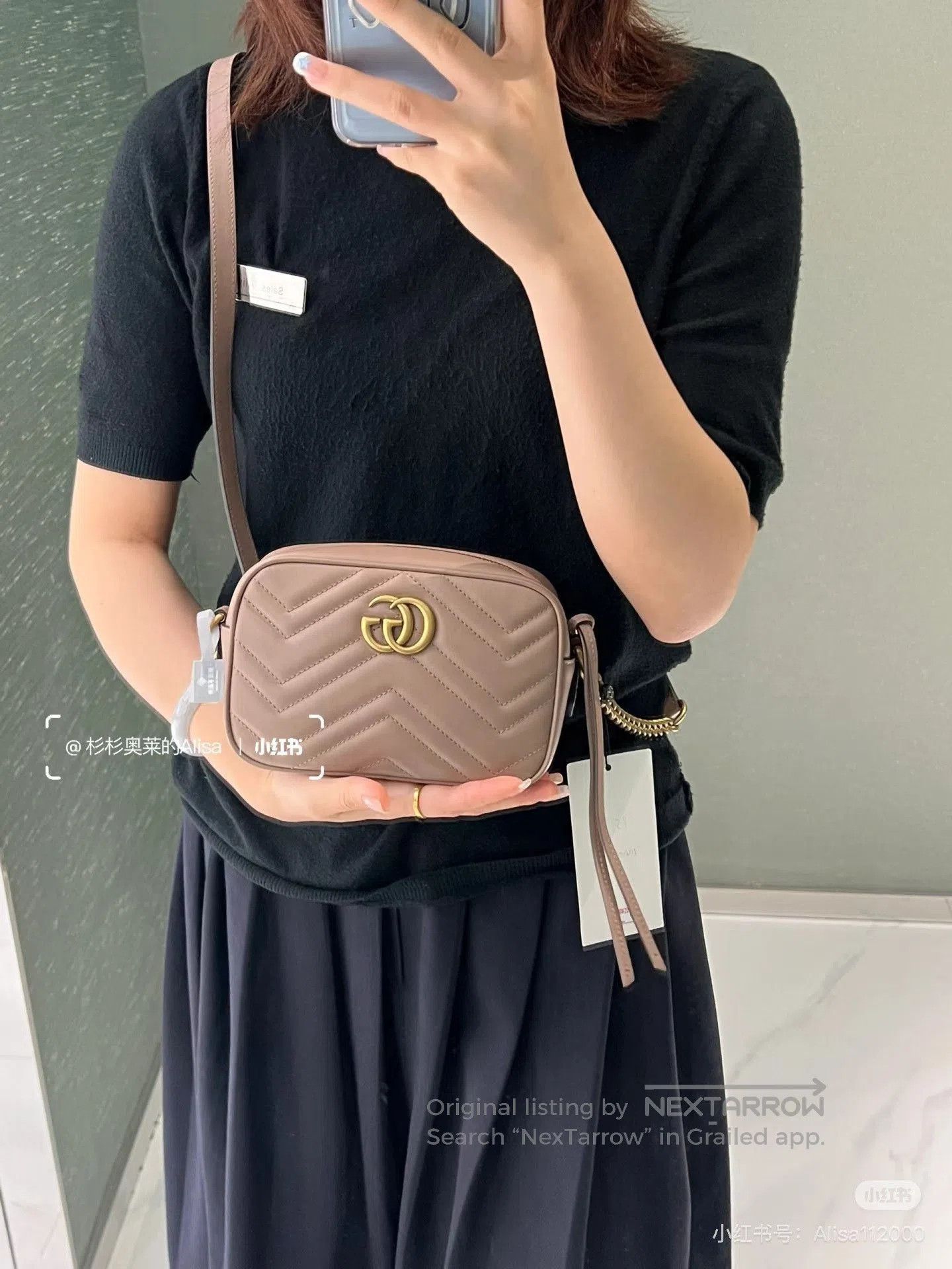 Gucci Gucci Marmont Camera Bag. Size ONE SIZE - 5 Thumbnail