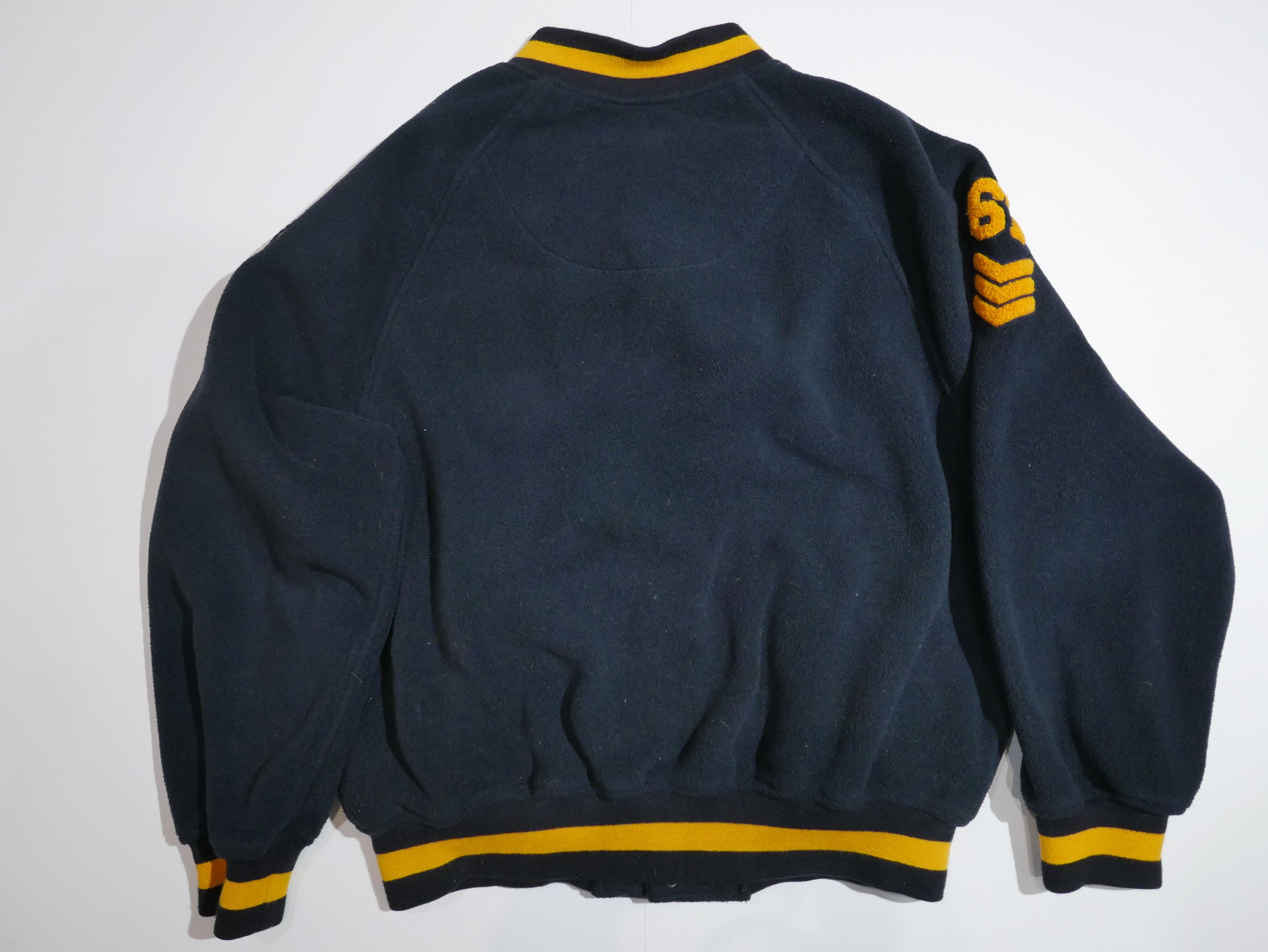 Polo Ralph Lauren Polo Ralph Lauren Jacket Varsity Fleece Navy Letterman L Size US L / EU 52-54 / 3 - 2 Thumbnail