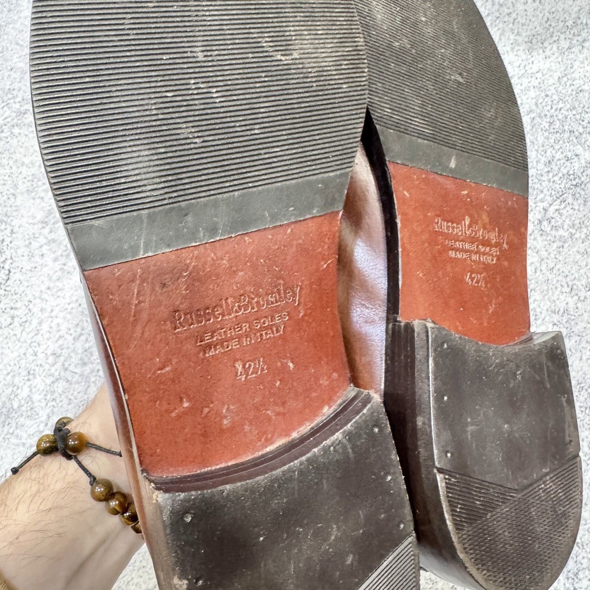 Russell & Bromley Russel & Bromley Mens Brown Leather Tassell Loafers US9.5 Size US 9.5 / EU 42-43 - 12 Thumbnail