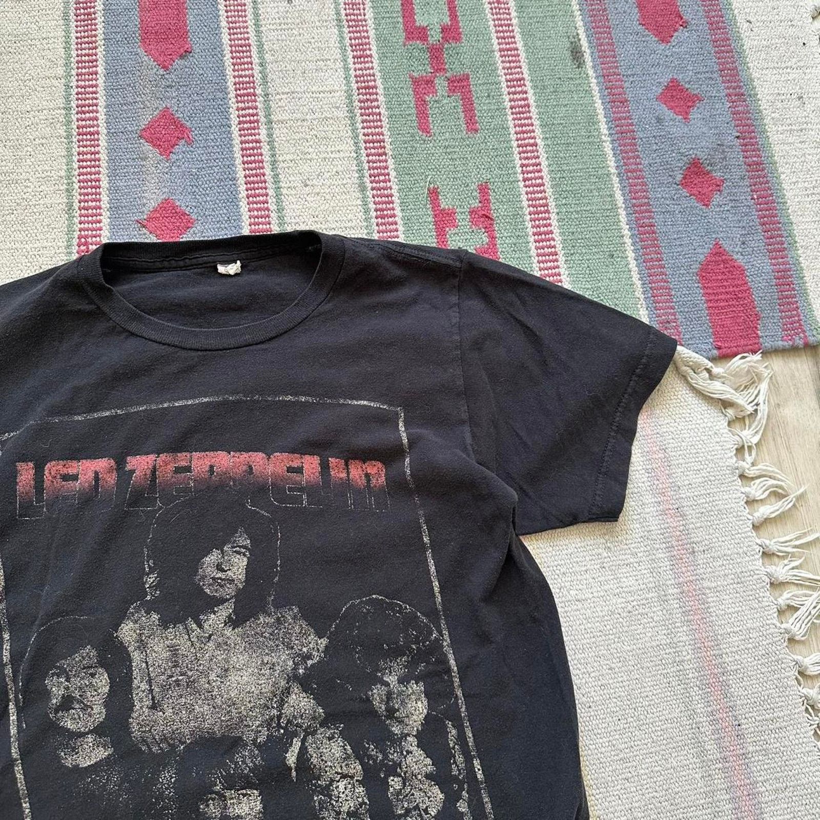 Band Tees × Vintage Vintage 00s Led Zeppelin Punk Band Tee Size US S / EU 44-46 / 1 - 5 Thumbnail