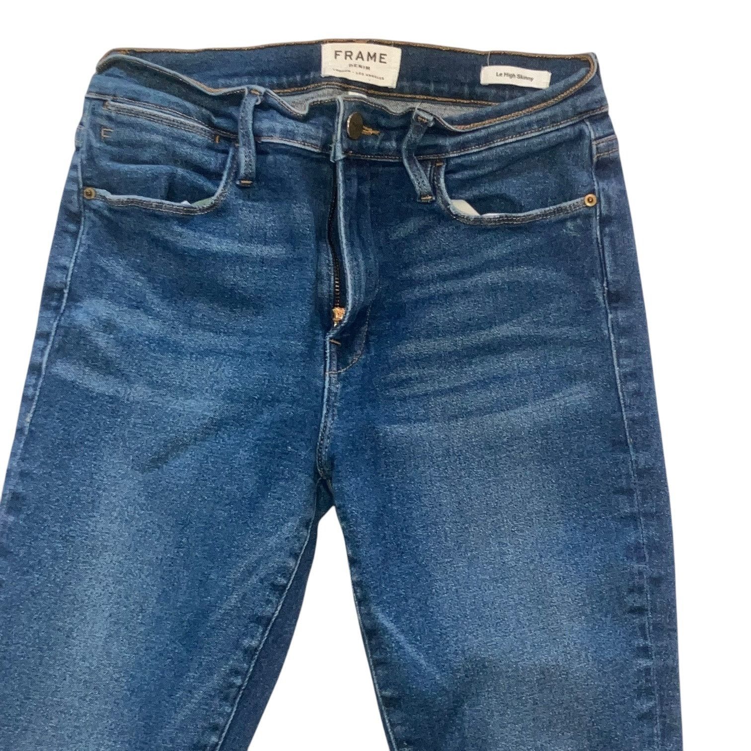 Frame Frame Le High Skinny Jean in Medium Wash Clipper Street - 28 Size 28" / US 6 / IT 42 - 2 Thumbnail
