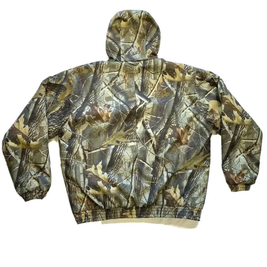 Realtree VINTAGE Aquarian's Realtree Hardwoods Camo Insulated Hooded Jacket XL Men Camouflage Bomber Coat Size US XL / EU 56 / 4 - 3 Thumbnail