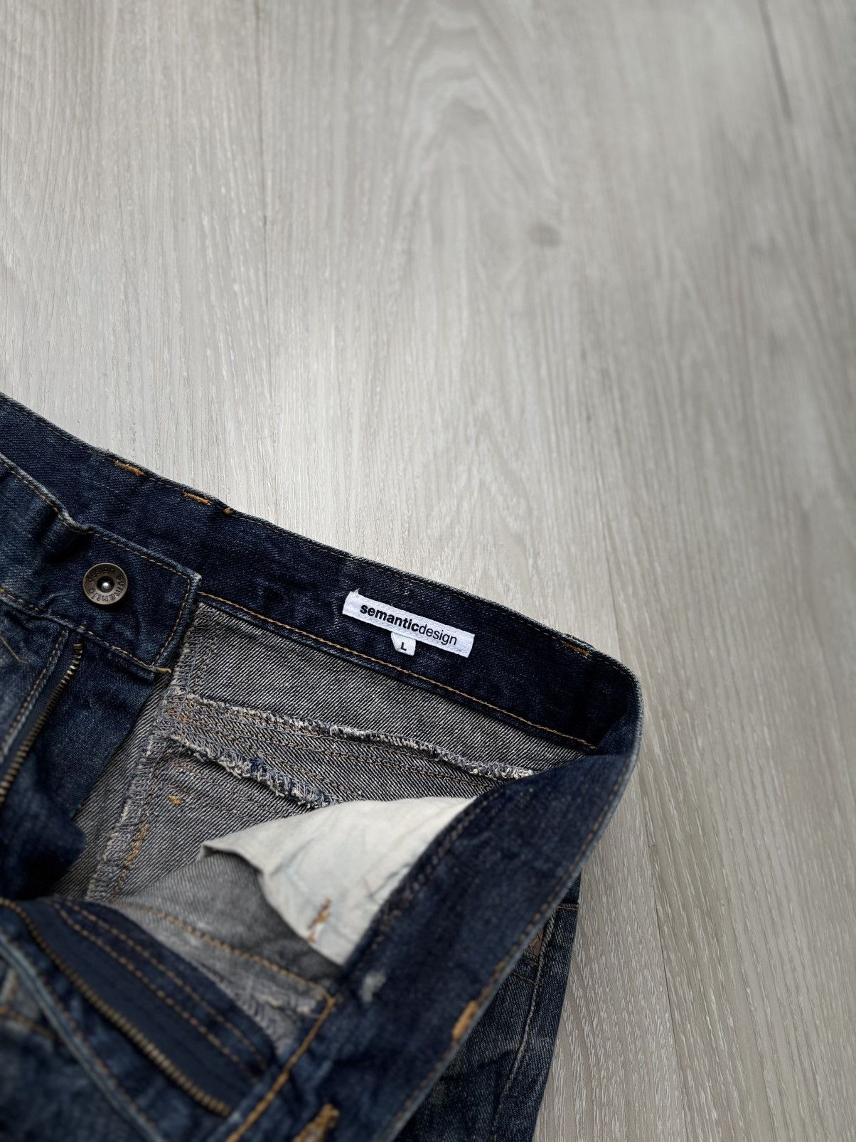 semanticdesign SEMANTIC DESIGN lace-up jeans Size US 31 - 5 Thumbnail