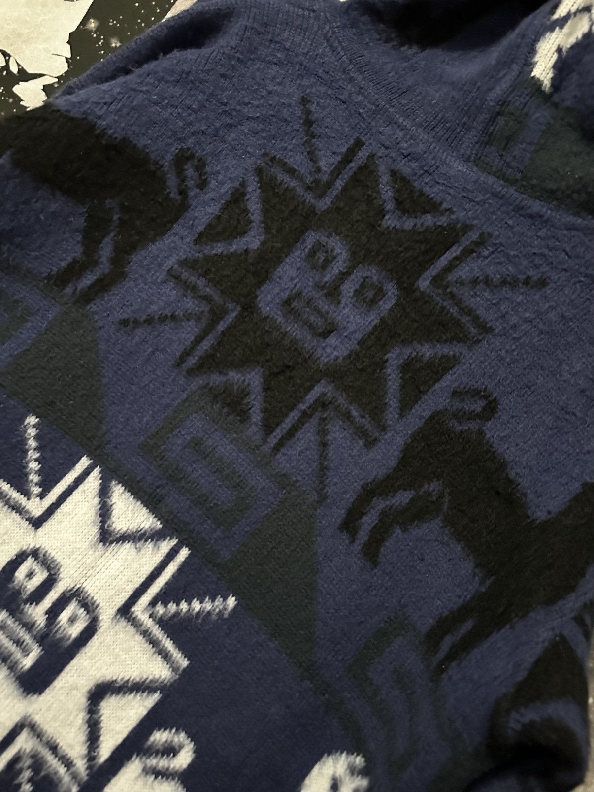 Other Aztec Indigenous Alpaca Knit Zip Hoodie Size US L / EU 52-54 / 3 - 8 Thumbnail