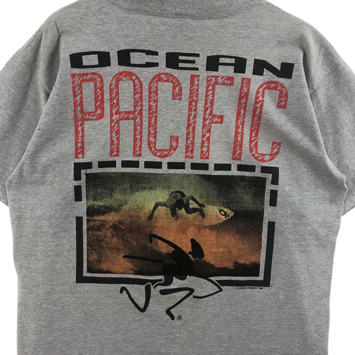 Ocean Pacific × Vintage Pick!! Vtg 1995 OCEAN PACIFIC Surfing Top Tee Tshirt Size US L / EU 52-54 / 3 - 10 Thumbnail