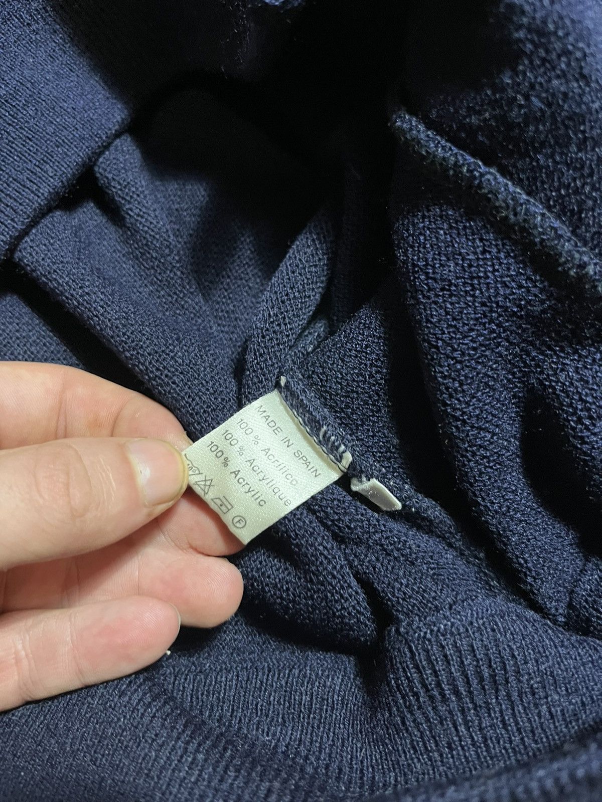 Lacoste LACOSTE VINTAGE WOOL CARDIGAN KNITTED Size US L / EU 52-54 / 3 - 5 Thumbnail