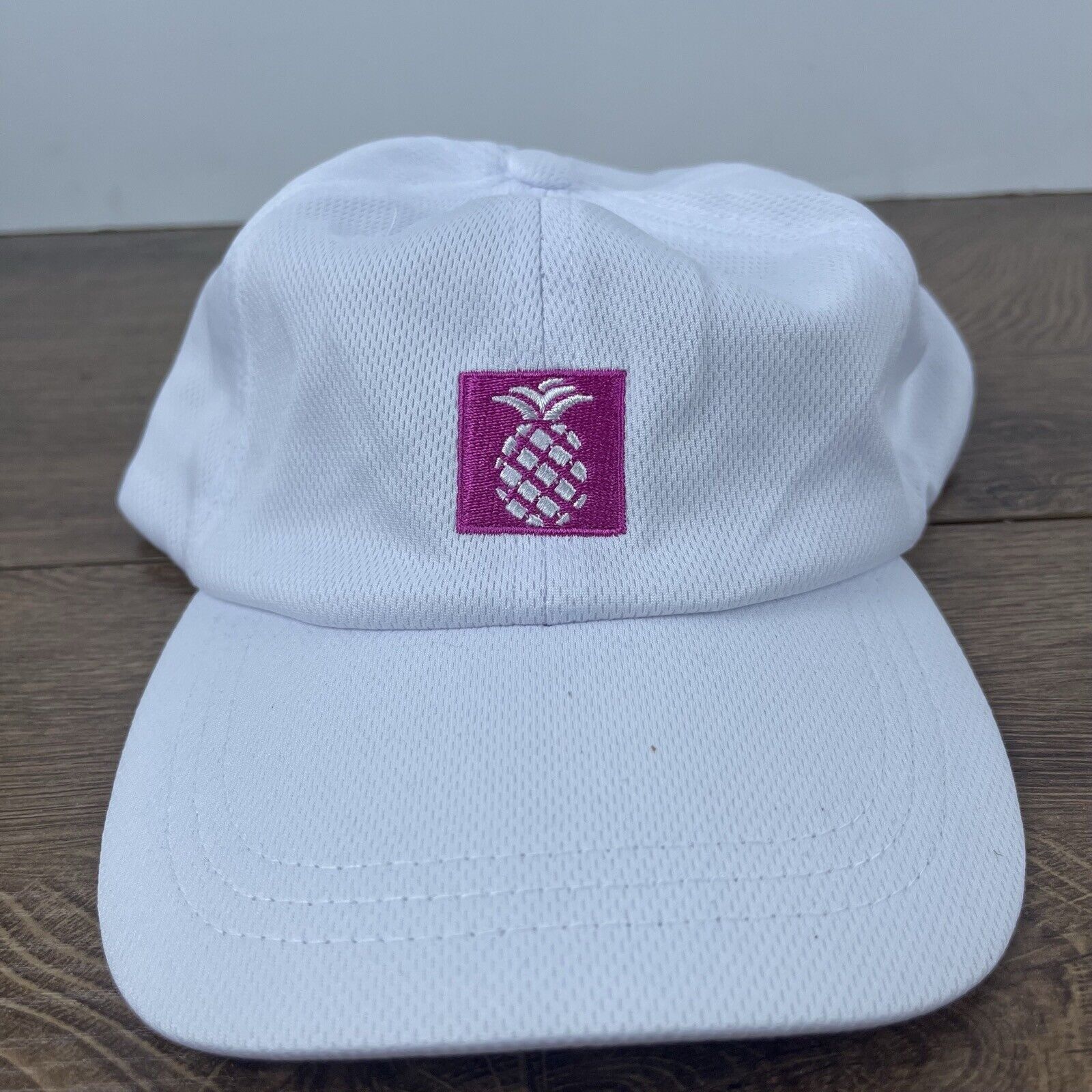 Other Pineapple Hat White Hat Adjustable Adult Fit Hat White Cap P Size ONE SIZE - 2 Thumbnail
