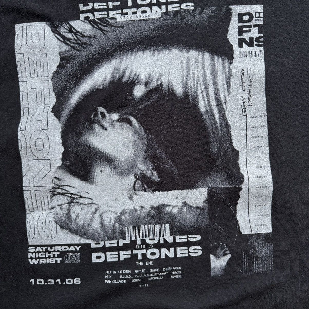 Band Tees Vintage Y2K Deftones Saturday Night Wrist Tee Size US XL / EU 56 / 4 - 4 Thumbnail