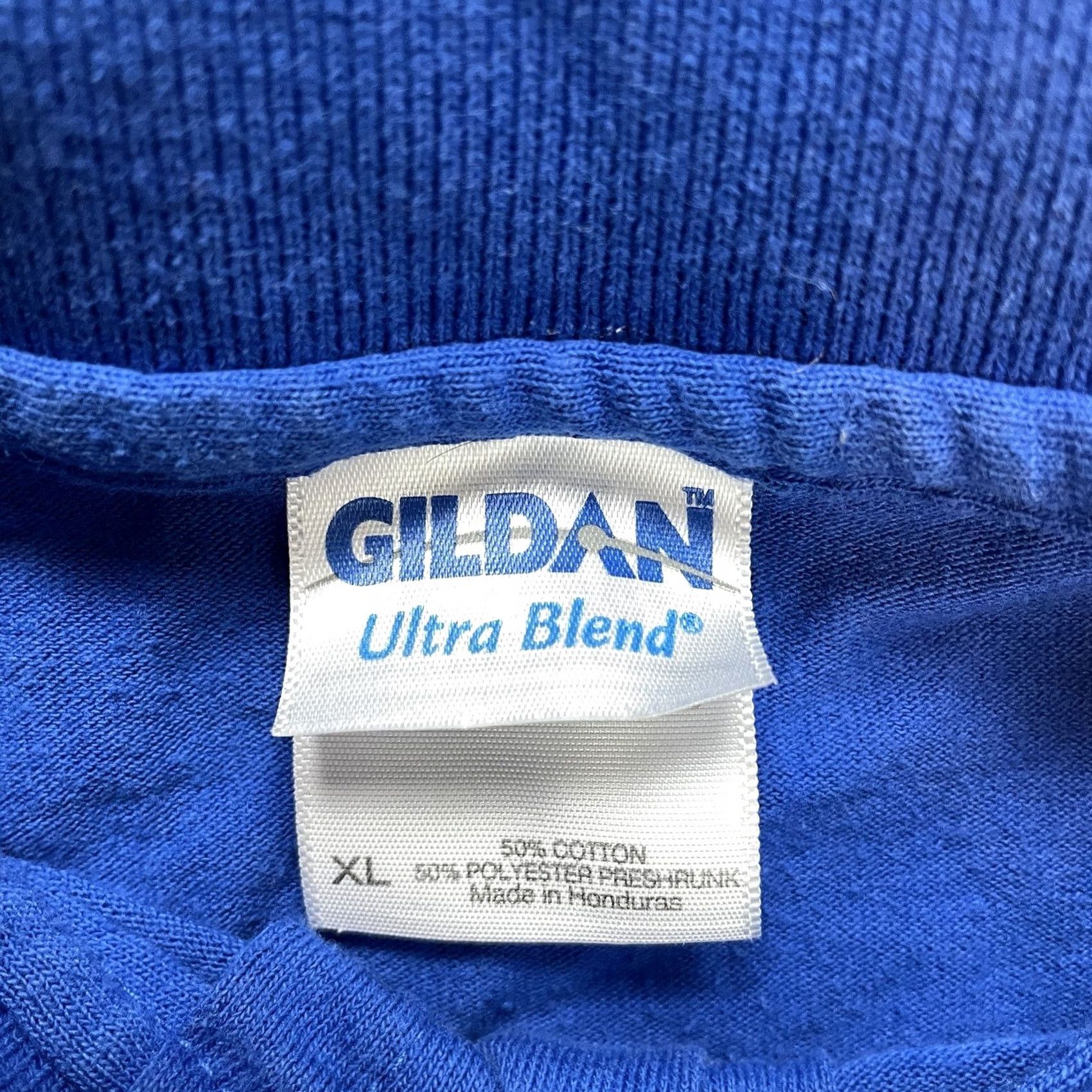 Gildan VINTAGE Gildan Polo Shirt Mens L Blue Logo Polo Shirt Mens L Blue Logo Tee Shirt Polo Size US L / EU 52-54 / 3 - 4 Thumbnail