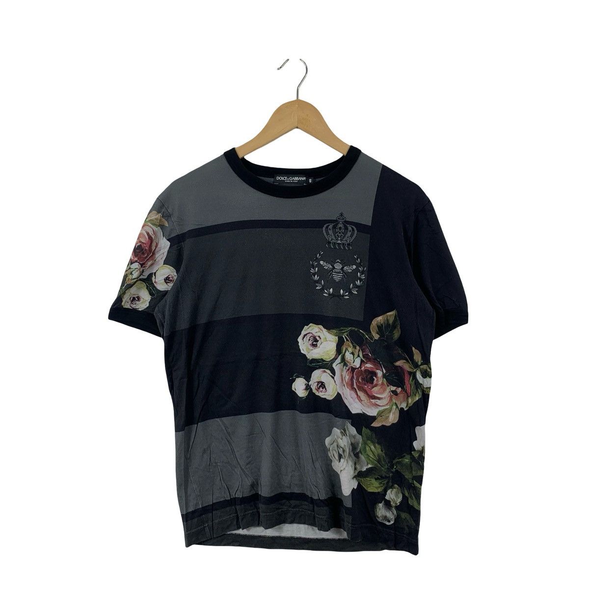 Dolce & Gabbana Dolce & Gabbana Floral Crown Crest Graphic Panel Stripe Size M / US 6-8 / IT 42-44 - 3 Thumbnail