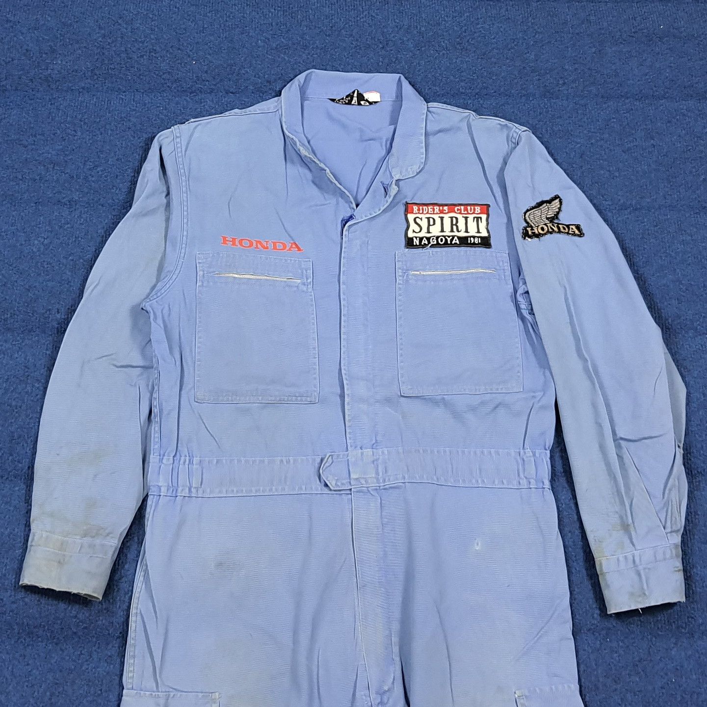 Japanese Brand Vintage 80s Honda Mechanic Jumpsuit Retro Motorsport C288N11 Size US S / EU 44-46 / 1 - 1 Thumbnail