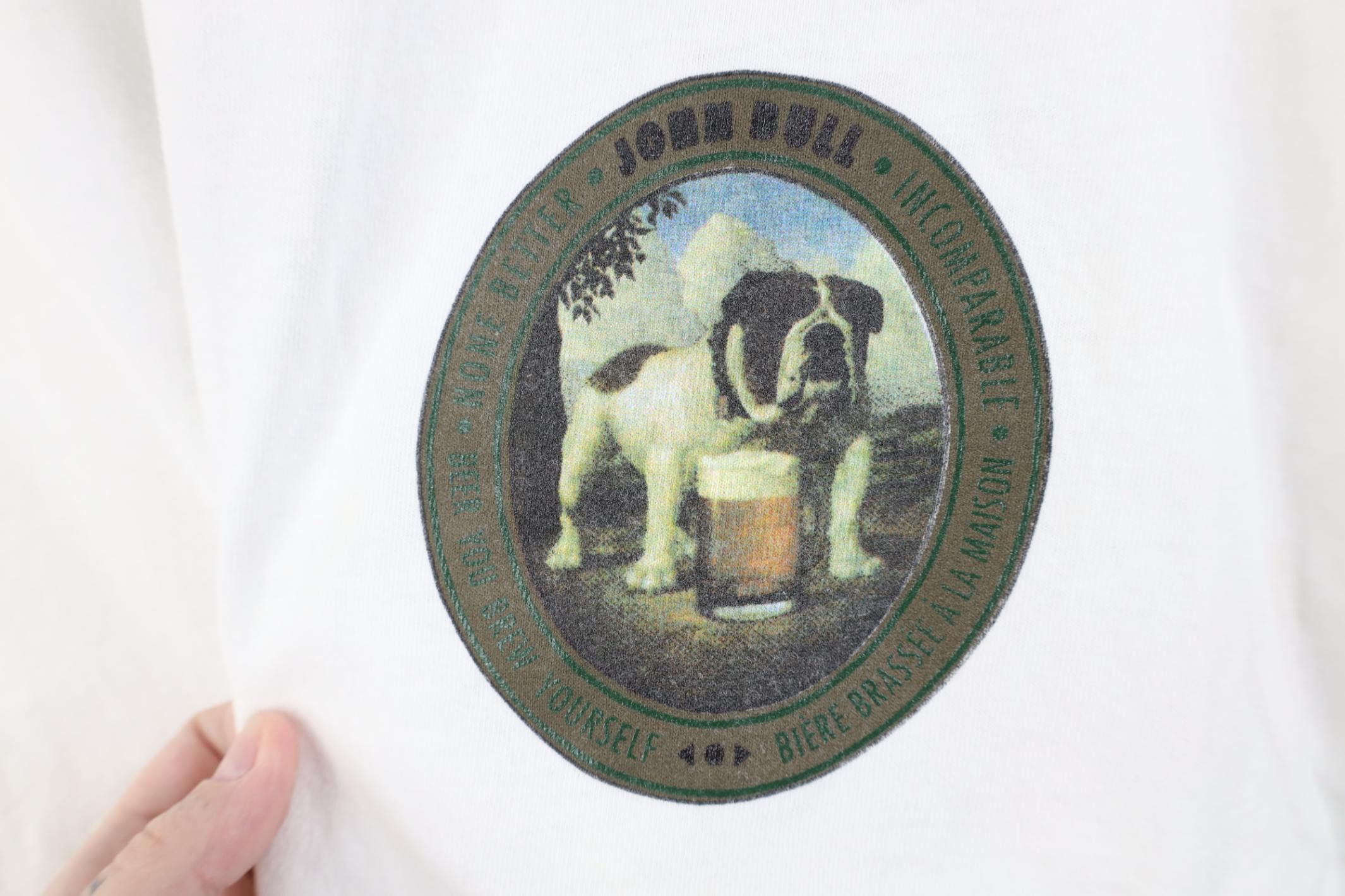 Vintage Vintage 90s Y2K John Bull Beer Brewery Short Sleeve T-Shirt Size US XL / EU 56 / 4 - 4 Thumbnail
